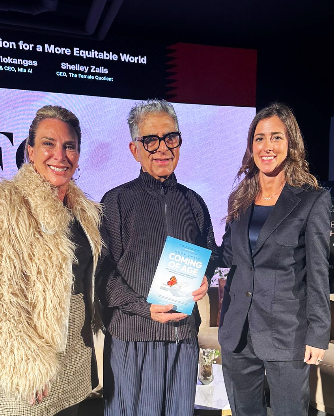 Grateful to have the support of the amazing @deepakchopra on ‘Coming of Age!’