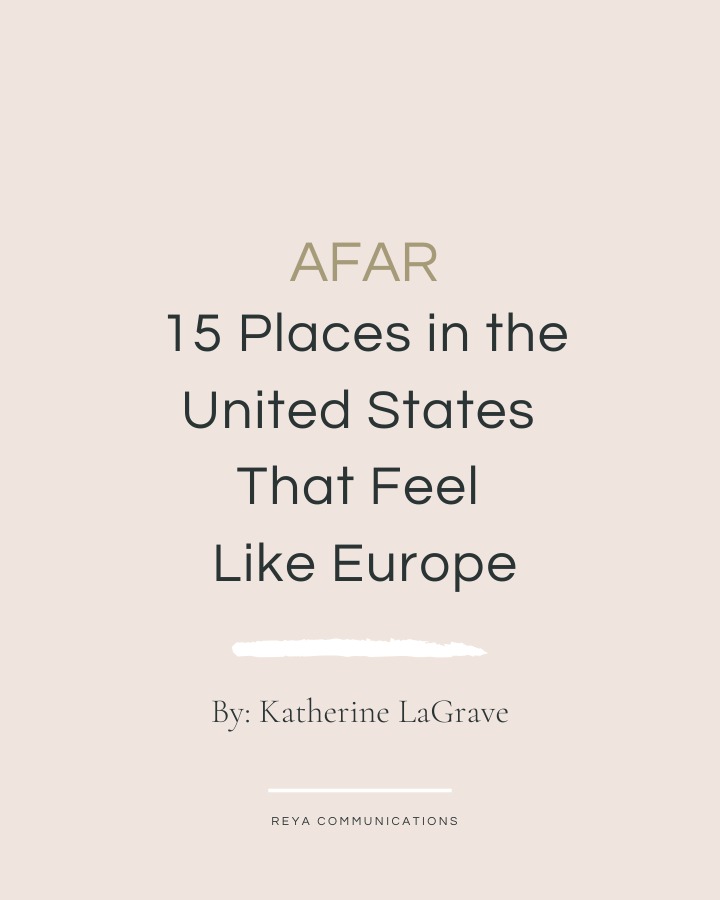 Sonnenalp Vail: Bavarian Charm in the Heart of Colorado
In one of her latest pieces for @afarmedia , @kjlagrave highlights @sonnenalpvail as one of “15 U.S. destinations that feel like Europe”. Nestled in the scenic mountain village of Vail, this chalet-style retreat offers a taste of Germany’s Allgäu region without ever leaving the United States.
Owned and operated by the same family as the original Sonnenalp in Germany, the resort embodies Bavarian warmth and charm. LaGrave writes, “You won’t find a castle here, but you will be treated like a princess—a Bavarian princess—with access to warming fondue.”
She also notes, “Visit during Christmas when the town really feels like a picture-perfect European village, decorated with lights and a layer of snow.” From magical holiday vibes to Oktoberfest celebrations, Sonnenalp Vail provides an escape that feels worlds away.
A place full of stories waiting to be told, Sonnenalp Vail is a destination that brings Europe to life in the Rockies.
Read more in our stories.
#SonnenalpVail #LuxuryTravel #VailColorado #BavarianCharm #TravelInspiration #AFARMedia #REYACommunications