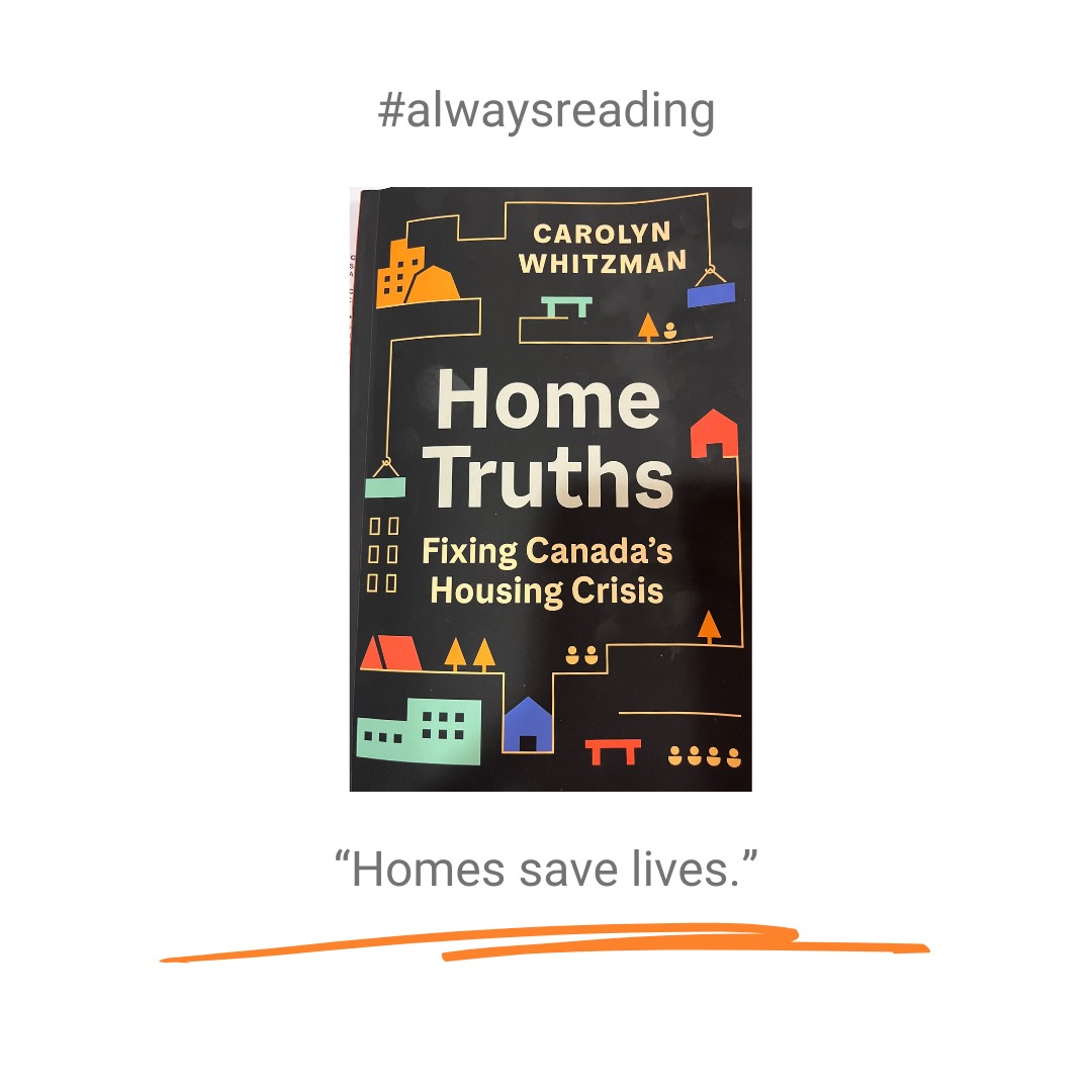 Everyone should read this book—and more importantly, all levels of government should act on it. Instead of revisiting the same conversations, we could be putting real solutions into action.
@carolynwhitzman lays out exactly how we got here, breaking down the policies (or lack thereof) that have shaped our housing system. But this isn’t just another critique—Home Truths is full of clear, practical solutions and real-world examples of what’s working elsewhere. Best of all, it’s an engaging and accessible read that makes complex issues easy to understand. #housing #affordablehousing #readmorebooks