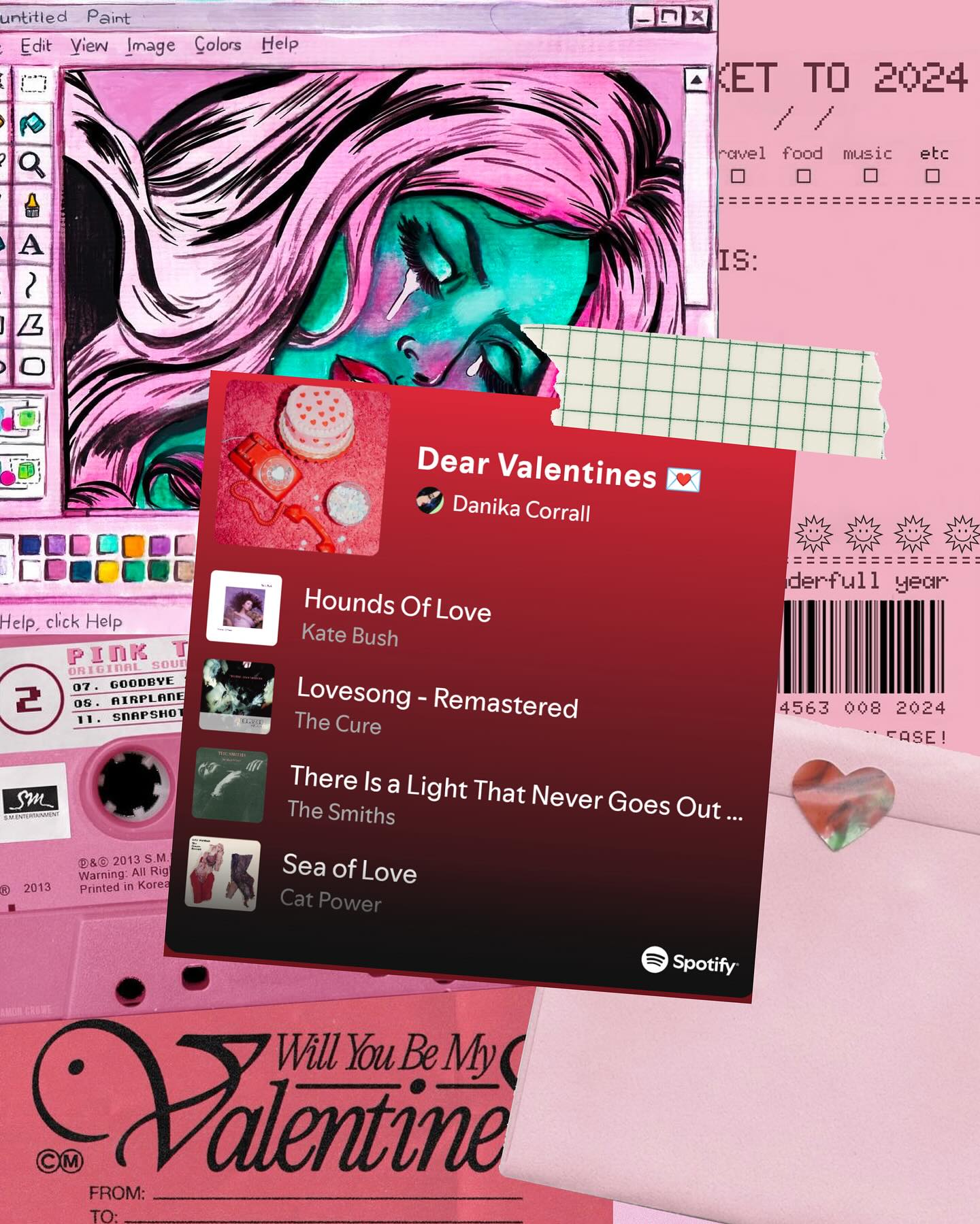 💘 ✨ LOVE NOTES: February Soundtrack 💕
Moody, romantic and dreamy 💘 (and a little weird of course)
Listen on Spotify: https://open.spotify.com/playlist/5uUdk5Md78eFaZXopfcbYx?si=xdfttzMfQ9aqzHrxmNZctw&pi=Sto5BRVWT5CLE