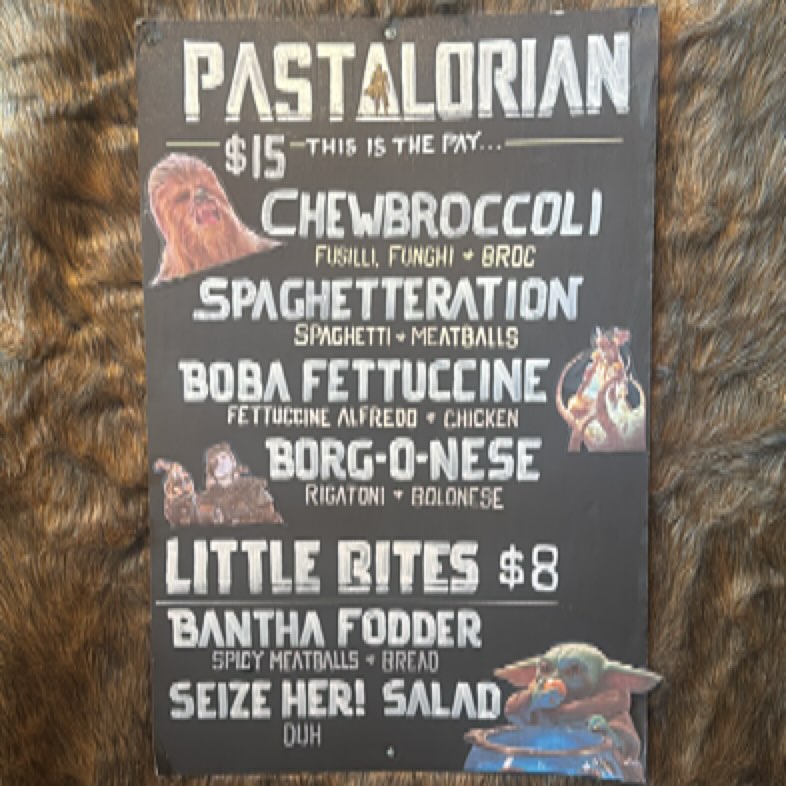 Plan ahead for the parade tonight! Come support your favorite nerdy restaurant and bring us a bunch of cool parade throws.