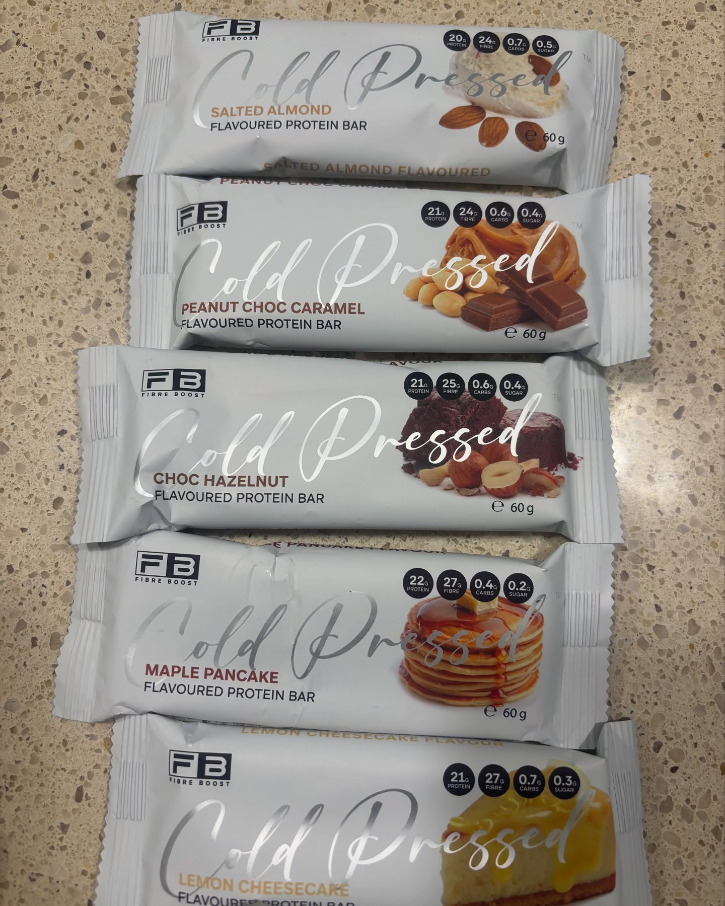 There are many different protein or so called “health” bars on the market. And I would say Ive tried most of them. So many are full of things that aren’t ideal and are just glorified chocolate bars stamped with the word “protein”.
These Fibreboost bars have been my 3pm snack go to for years. 20g protein AND 20g fibre. This is the big one. Most clients I meet just dont eat enough protein OR fibre.
Fibreboost have created a 20 percent off code for anyone to use. Just use Kellie in the discount code when you check out (nothing in it for me, just sharing a product I love !).
Try a variety box to see which ones you like (Rocky Road 😋).