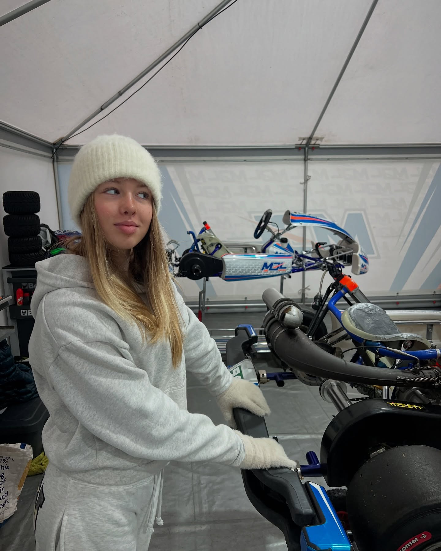 PF International ‘Ice Breaker Cup’ 🏆 3rd Jan to 5th Jan 2025, X30 Junior.
So another very eventful weekend in British Karting thanks to our amazing weather 😬☃️⛷️
Grid of 24
Sat 🌦️
Practice
I had a full day of practice on Friday when I was 100% on the pace, but throughout practice on Saturday I began to struggle more and more, eventually it got to the point where I literally couldn’t get the kart to any apex. We looked over the whole kart and tried all kinds of set up changes but nothing made any difference. Just before quali Mark Litchfield decided that it couldn’t possibly be my fault and started a proper inspection of my chassis, I can’t thank him enough as he discovered that my chassis was snapped all the way through, just in front of the sprocket carrier.
So there was total panic to strip parts of the kart and get it welded in time for Quali 😮 Thanks so much to everyone who helped get it done, it was an amazing effort by everyone especially Sam.
Problem was, when I went out for Quali my kart was perfect again, but my brain was not calibrated to it working properly. I think if I’d had 1 practice session with it working, it would have been a massive help.
Quali P8 ☀️ Cold but Dry. Grid of 25
So I managed to get it on P8, but honestly I was nowhere near my normal pace. As I say, if I’d have had even 1 practice session to get used to my kart doing what it’s supposed to do, I know I would have qualified much higher up the field.
Sunday Snow day ☃️
We woke up at 5.45am at home in Sheffield and it was a beautiful winter wonderland outside, but it was so bad that we literally couldn’t get out of our drive way. In fact the van slid backwards as we were trying to get out and just stopped about 1 foot away from our driveway wall 😮
So that was that, we didn’t make it back to PF International for race day and the van was stuck across our driveway for 3 days, as we had even more snow and then that froze 🥶
Big thanks as always to both Mark and Dave Litchfield and @mdlmotorsport.co.uk and great to spend time with all my team mates especially @spenserallankarting.
See you soon 🤩