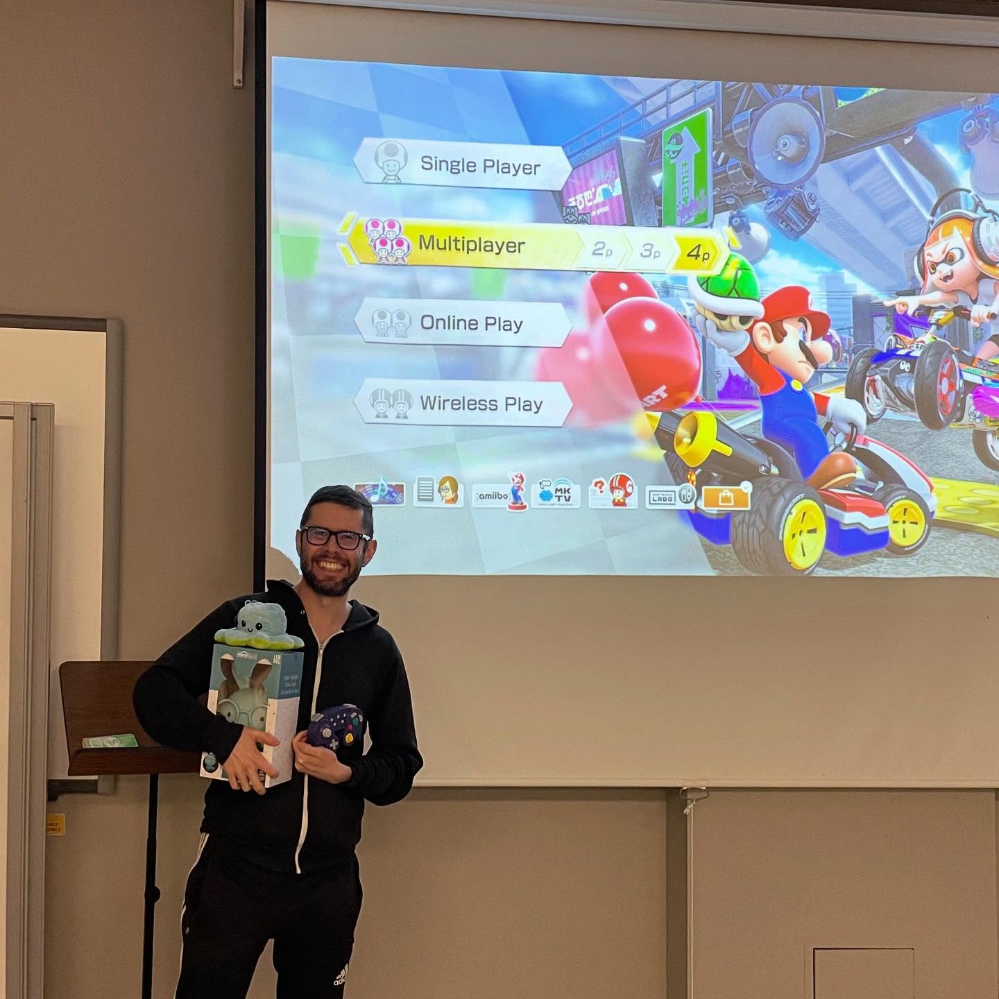 Congratulations to Francisco for winning our MarioKart tournament! Well played, and hopefully your heart rate and stress levels recover soon.
#gradlife #tournament #gokarting #ucalgarylinguistics #calgarylinguistics #ucalgary #gradschool #studentlife #winnerwinnerchickendinner🍗