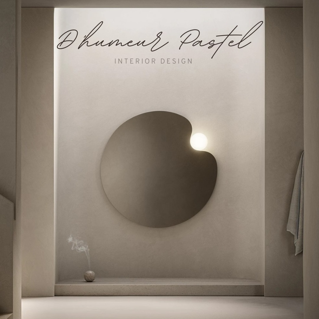 Ce miroir sculptural viendra sublimer mon prochain projet 🖤 Son design organique et la lumière subtile qui l’accompagne apporteront une touche de douceur et d’élégance à l’espace.
Miroir & photo : @vallonebath