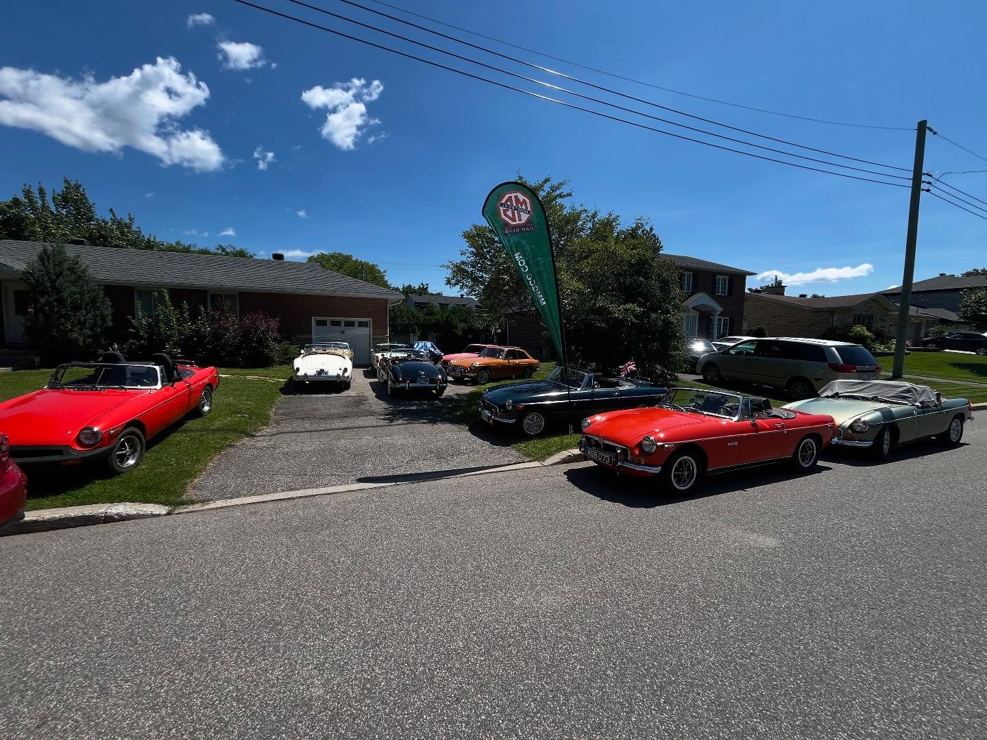 #mgb #mgbroadster good times at Camelot!