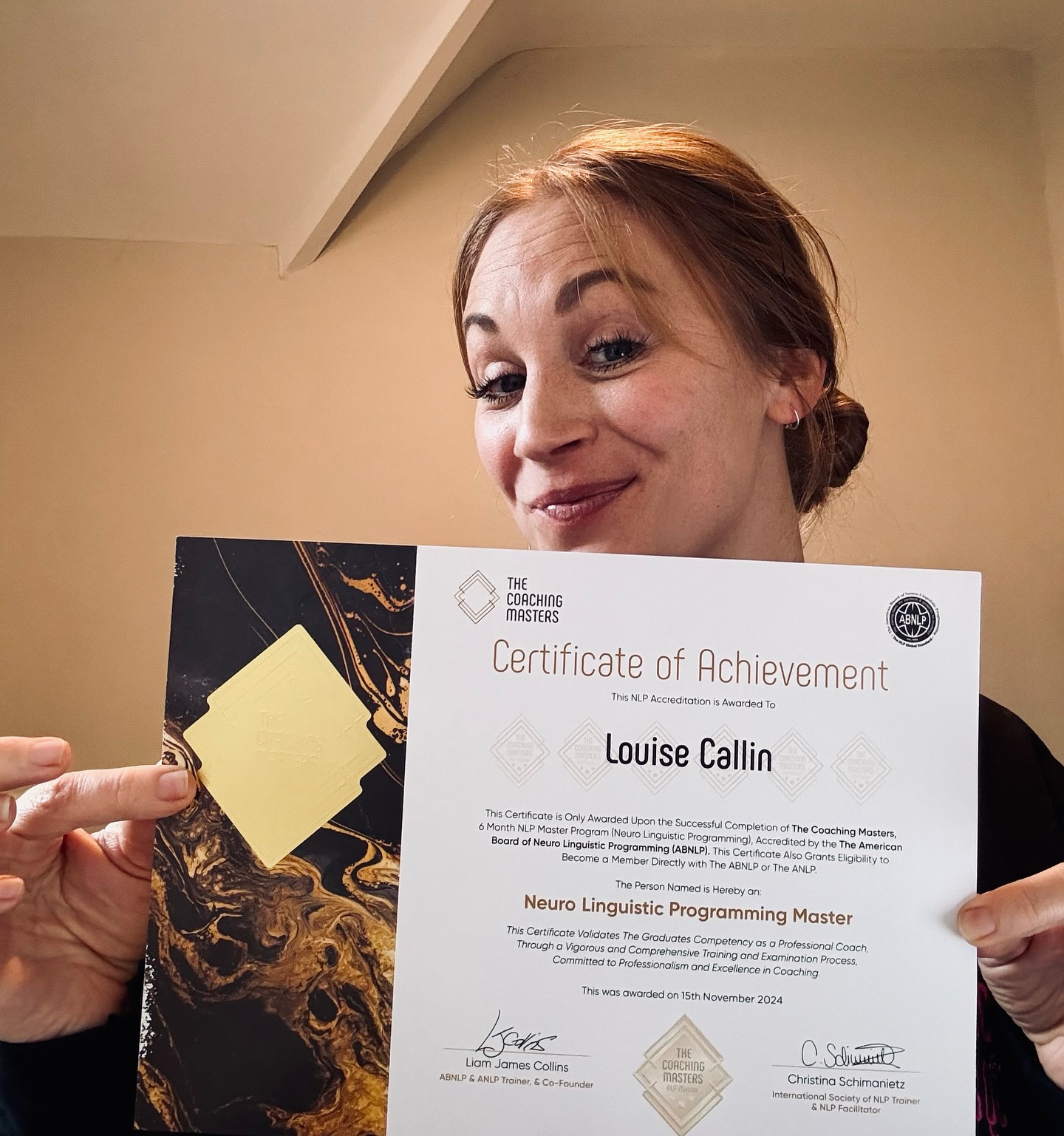 Official NLP Master Certificate has arrived and it’s SO pretty! 🚀 It feels incredible to have this level of expertise in my toolkit. NLP is truly a game-changer, and I’m excited to bring various transformative techniques to my group coaching sessions. Can’t wait to embark on this journey with all of you! 🌟 @thecoachingmasters
#NLP #PersonalGrowth #Transformation #Mindset #Coaching #Empowerment #CelebrateSuccess #SelfDevelopment