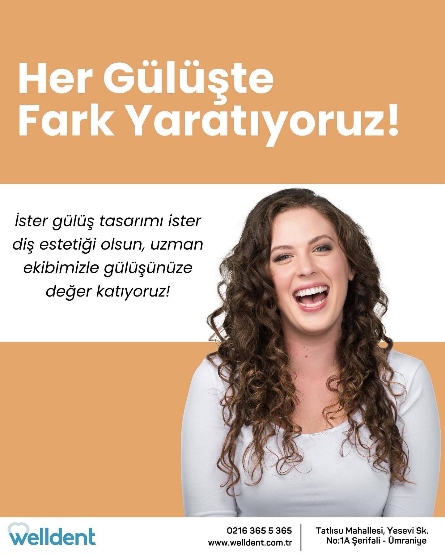 Her gülüşte fark yaratıyoruz. 😊🦷
📱 0 216 365 5 365
🖱️ www.welldent.com.tr
📌 Bu paylaşım bilgilendirme amaçlıdır.
Reklam ve rekabet amacı içermemektedir.
#Welldent #SağlıklıGülüşler #BirÖmürTebessüm #WelldentDişKliniği #TatlısuMahallesi #Ümraniye #Şerifali #İstanbul #DişSağlığı #DişHassasiyeti #DişTemizliği