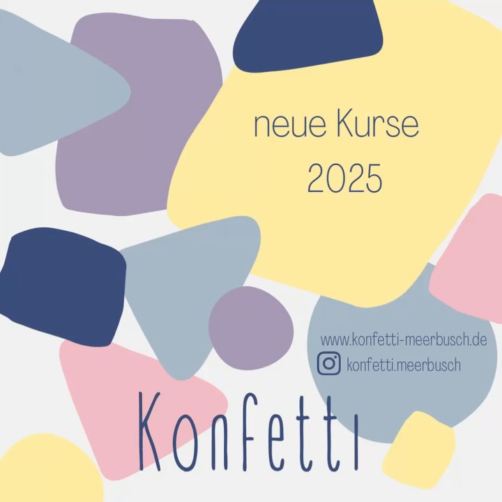 🔴🟠🟣🔵🟡🟢 Neue Kurse 🔴🟣🔵🟡🟠🟢
Für weitere Infos meldet euch gerne per DM oder über meine Website (Link in Bio).
Da die Kurse nicht aufeinander aufbauen, ist ein Einstieg jederzeit möglich.
Ich freue mich auf ein Kennenlernen♥️
#neueKurse #kursanmeldung #elternkindkurs #konfetti #konfettimeerbusch #meerbusch #minikonfettiseins #konfettitänzer #konfettielterntreff
