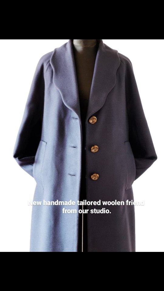 #oneofakind #woollencoat #klarazidkova