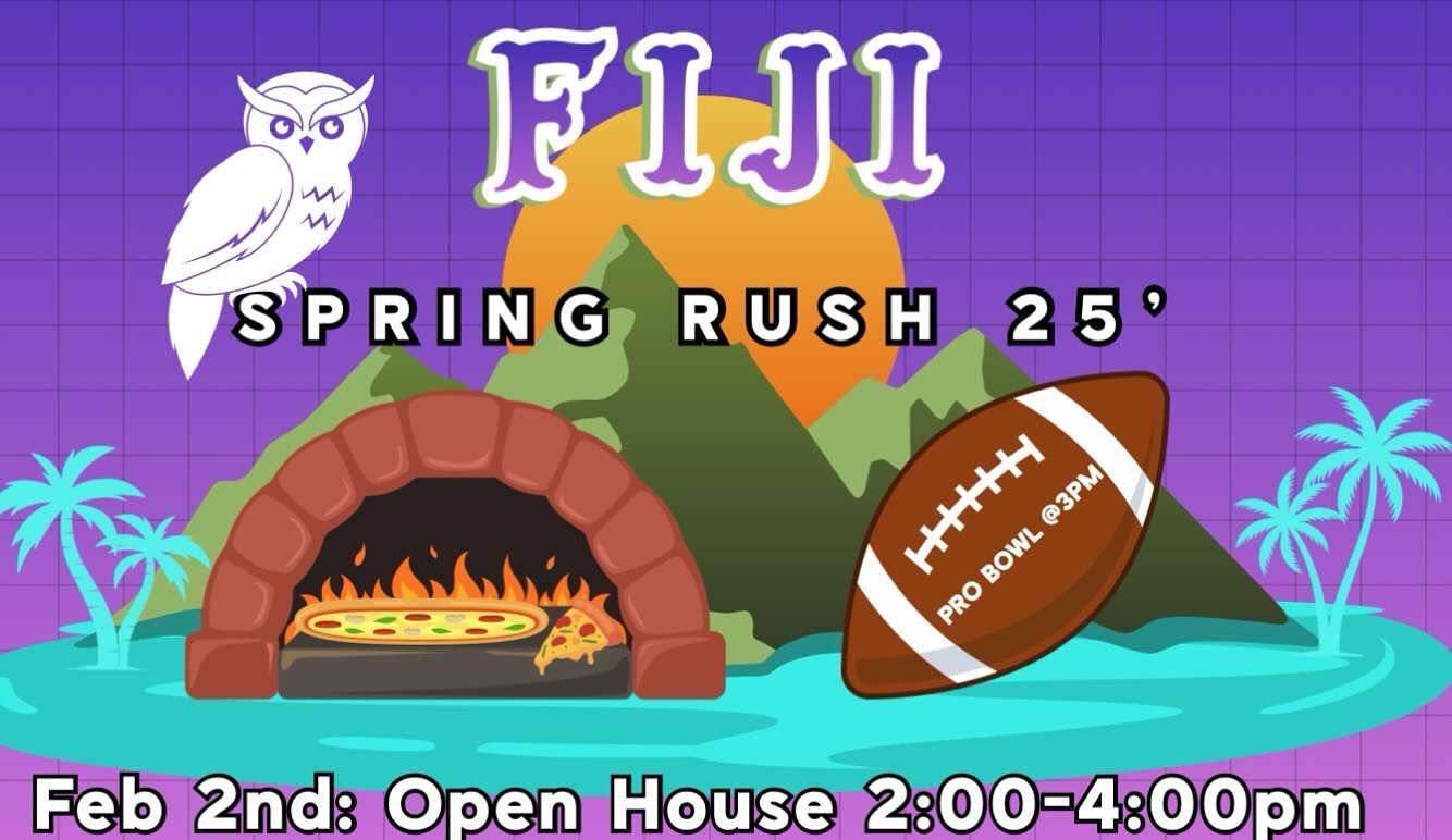 **Open House** today at 2PM
Food provided