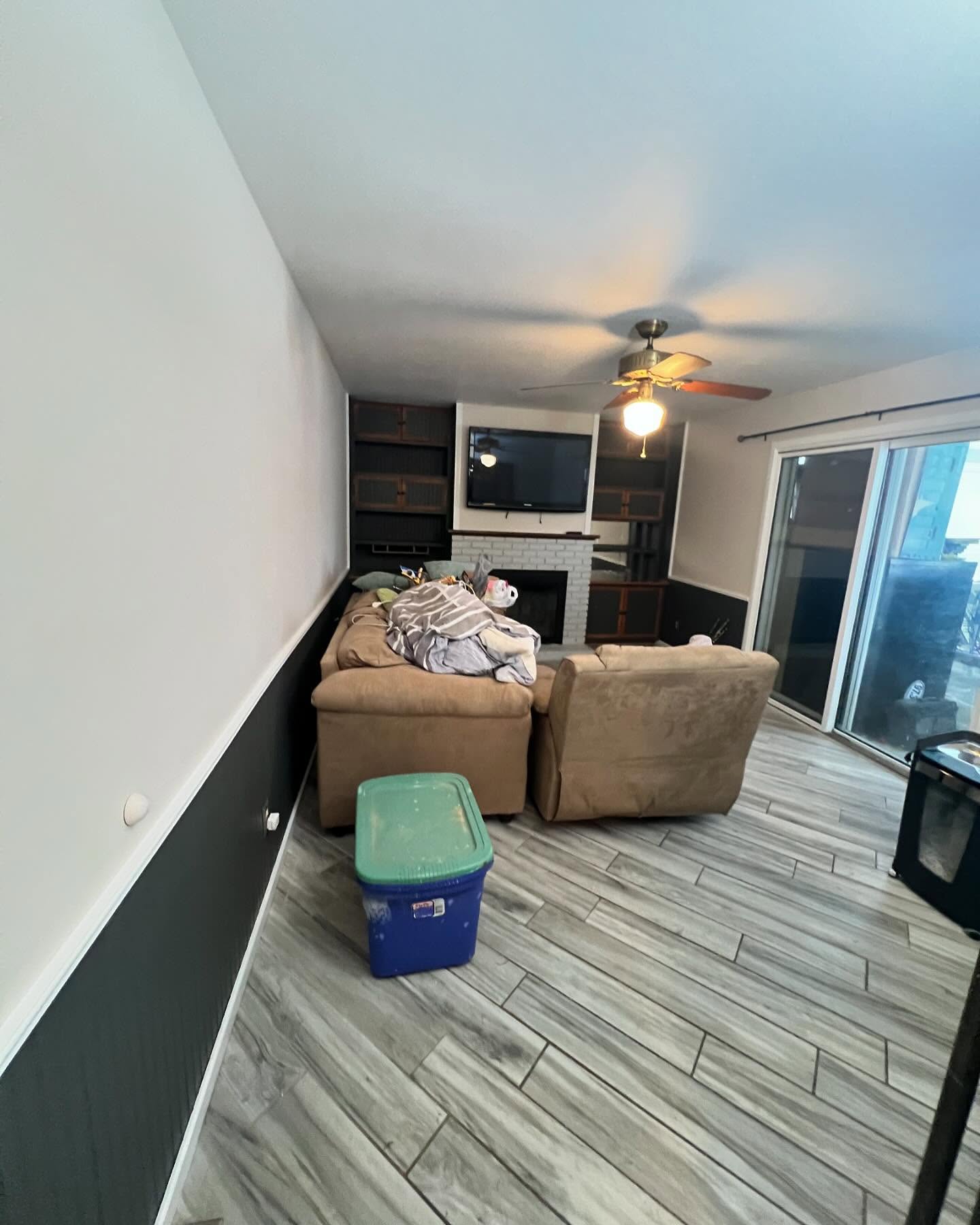 Great project for a great client. Early January we were able to update an office to a beautiful more modern look along with a couple rooms. Then we also whitewashed a fireplace. Several color pivots were involved and we also installed new doors and trim for the client. Here to serve businesses and homes anyway we can. #valparaiso #valparaisoindiana #guardian #guardianpropainting