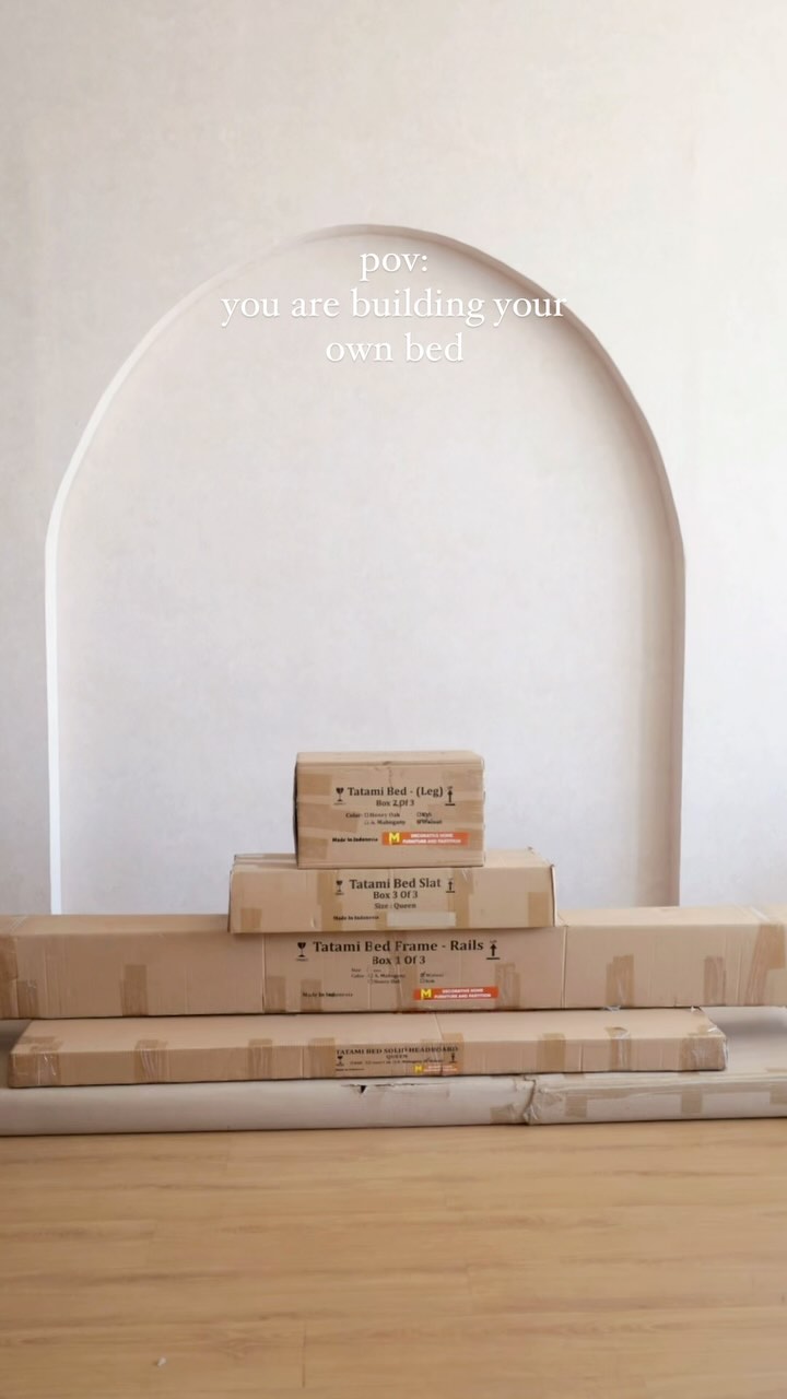Tatami bed, si dipan ala jepang yang bikin ruangan makin estetik! #dipan#bedframe#tempattidurkayu#tempattidur #furniturcostum#furniturkayu
