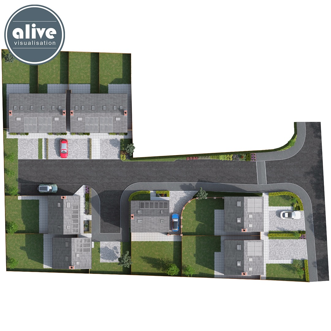 Site Plan CGIs. A great CGI to add to your development sales package. This is what I would call a 3D site plan, although the view is taken straight down from above, It’s of the 3D model, so helps to give much more detail over a typical 2D site plan.
.
.
We are ALIVE VISUALISATION 3D Architectural CGI Studio - Servicing the North West, North Wales & Anglesey with high quality CGIs - www.AliveVisualisation.co.uk
.
.
#CGI #CGIs #3drenders #propertydevelopment #propertymarketing #3dvisualisation #alivevisualisation #propertydeveloper #propertybrochure #architecturalvisualisation #architecturalcgi #architect #architects #propertyforsale #Cheshire #property #architects #newhomes #Chester #planningpermission #StHelens #propertyforsale #Liverpool #NorthWales #NorthWest #IsleOfAnglesey #alivevisualisation
www.AliveVisualisation.co.uk