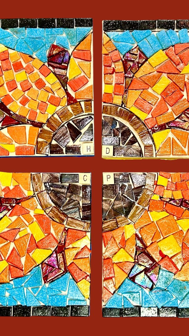 This lovely family came back in to finish their flower today and I’m SO excited how it turned out! Next step, they’ve chosen a truffle color from Mapei @mapeiusa for grouting which will compliment the orange and yellow nicely! 👏🏽
#mosaicos #mosaicosartesanales #mosaiquismo #mosaicocontemporaneo #mosaicosartesanales #mosaicoveneciano #mosaicclass #mosaicclasses #mosaiclife #mosaicsbymima #mosaicfriends #smallartbuisness #smallartbusinessowner #charlottearts #northcarolina #artistlife #mosaicworkshop #mosaicworkshops