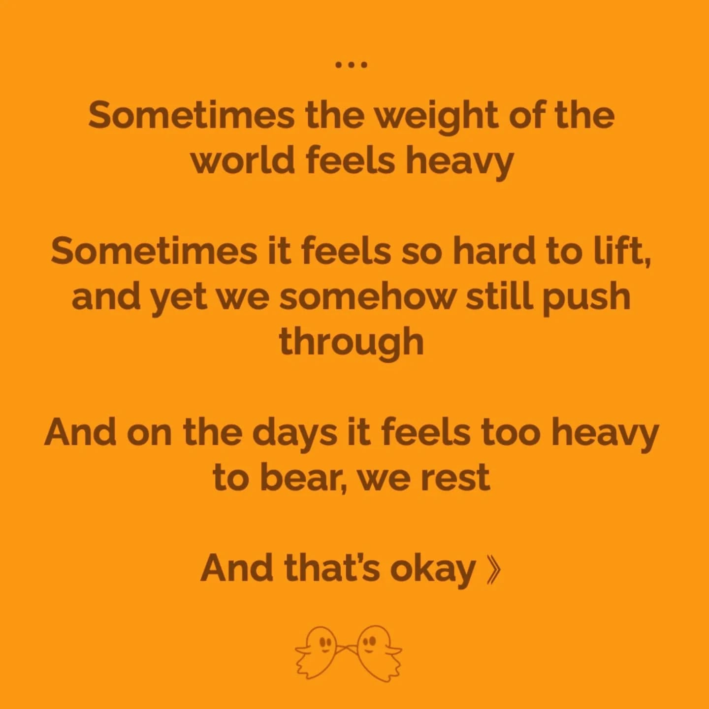 ••• when the weight of the world feels heavy •••
♥️HereWithYou