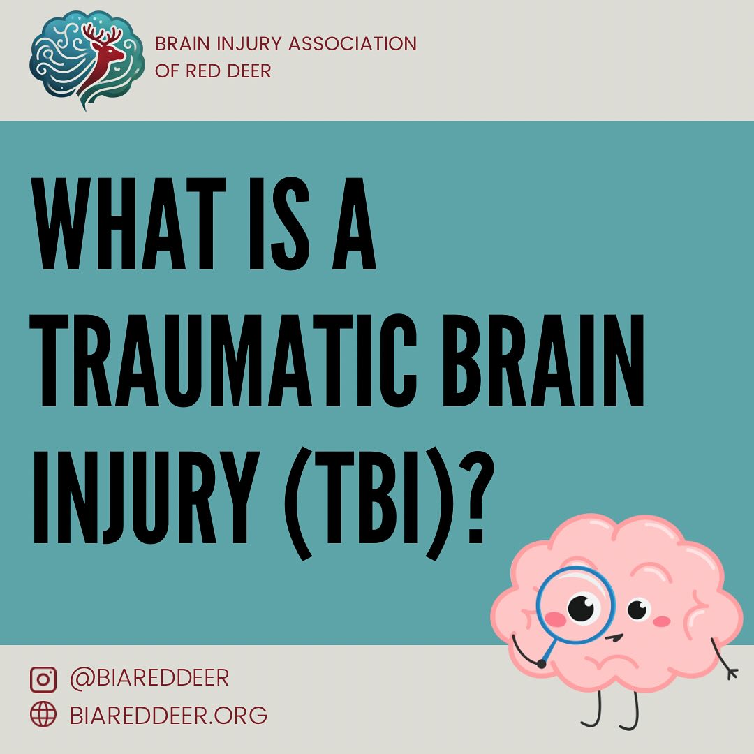 A Traumatic brain injury (TBI) is defined as a brain injury that is caused by an external physical force. This could be an event like a car accident, fall, assault, or sports injury.
Often it takes more than 1 test to diagnose a brain injury. Doctors will take symptoms, patient history, and physical, psychological, and cognitive examinations into consideration. Doctors will often order medical imaging tests like a CT scan or MRI to help diagnose a brain injury.
Once diagnosed, different treatments and supports may be offered to help you through your journey of healing. Since each brain injury is unique, the types of supports and treatments offered will vary.
The Brain Injury Association of Red Deer wants to help you through your brain injury journey by providing 1-1 support, education, and advocacy. For more information visit us at BIARedDeer.org, message us on instagram, or send us an email: info@biareddeer.org.