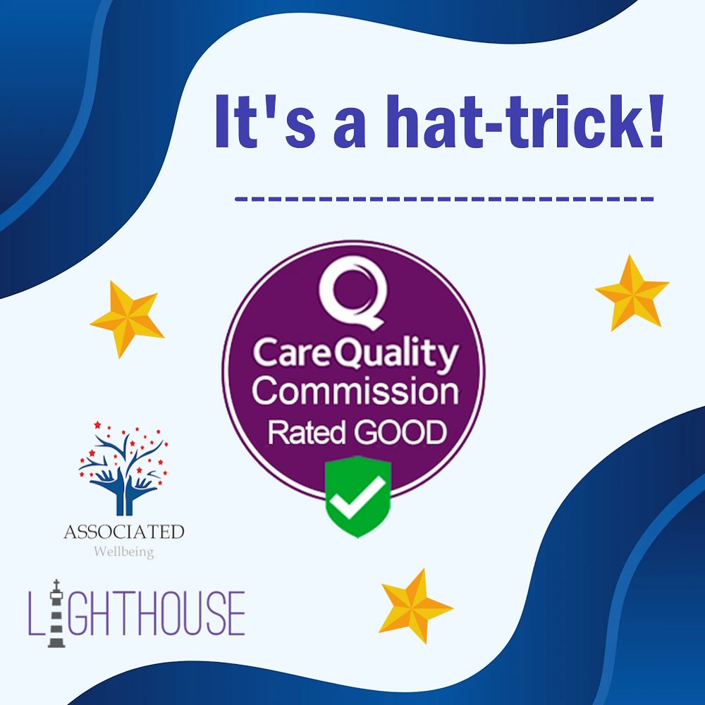 ๐คฉ Well done team Lighthouse! ๐คฉ 3rd time in a row rated good by the CQC!!
#whatateam #good #hattrick #camhs #standards #mentalhealth