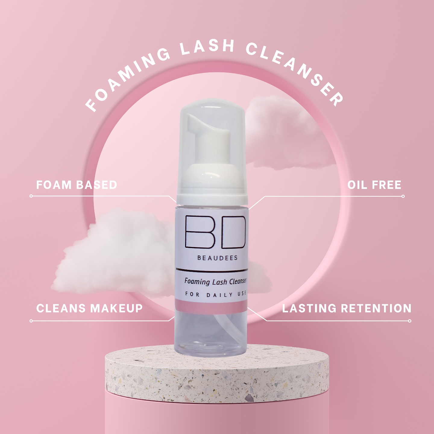 Our foaming lash cleanser is now available in a convenient 50ml size!
Ideal for lash artists and anyone with eyelash extensions, it helps keep your lashes fresh and clean.
Shop now @shopbeaudees – link in bio