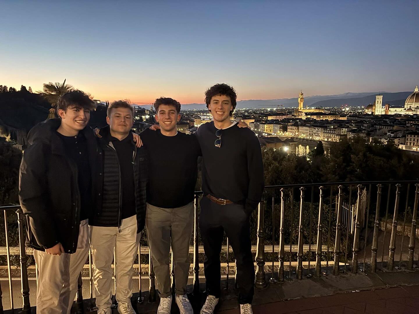 A little update on our brothers studying abroad:
- 5 of our brothers went abroad in Italy and Spain
- Our brothers chose to study abroad due to meeting graduation requirements, completing a minor in a language, and for the travel experience
- They hope to gain valuable connections and experience abroad, while also stepping outside of their comfort zone
- Our brothers abroad miss all of the brothers back at OWU, but especially miss our President Paul, Gavin, and Sam
We wish you luck abroad and hope you come back with lifelong memories!