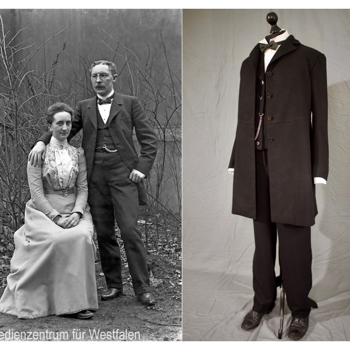 Reproduktion historischer Kleidung in Zusammenarbeit mit dem Westfälischen Schulmuseum Dortmund
Erlebt über 1000 Jahre Schulgeschichte!
Eintritt frei!
Das Schulmuseum zeigt in seiner Dauerausstellung ein Klassenzimmer aus der Zeit 1905.
Die Aufgabe war, fünf Personen nach Originalfotografien mit historisch korrekter Kleidung auszustatten:
Eine Lehrerin, einen Lehrer, zwei Kinder in Schuluniform und ein Mädchen im Sonntagskleid.
www.historische-gewandschneiderei.de
#musee
#museum
#museo
#museumdortmund