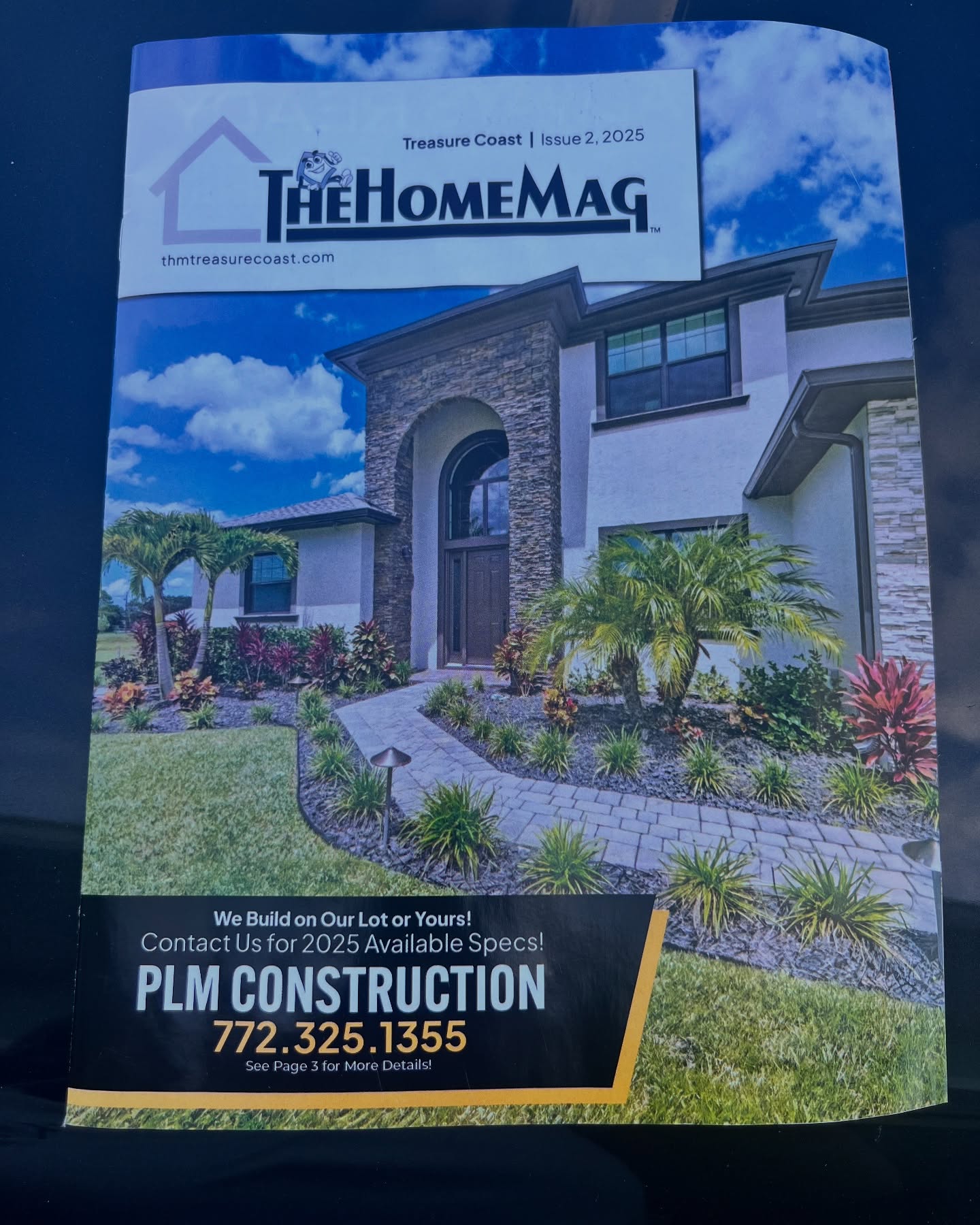 You can find us on the cover of The Home Mag in the Palm Beaches and the Treasure Coast, out now! 🏡❤️
@thehomemag.pb.tc.bos
.
.
.
.
.
#customhome #treasurecoast #treasurecoasthomes #newconstruction #construction #fortpierce #design #portsaintlucie #customcare #fl #lot #acre #realty #investment #mortgage #homeloan #newhome #hgtv #plmconstructionllc #builder #homedesign #homeswithheart #homesweethome #homedecor #homedecoration #reelsinsta #housereels #viralreels #explorepage #foryoupage