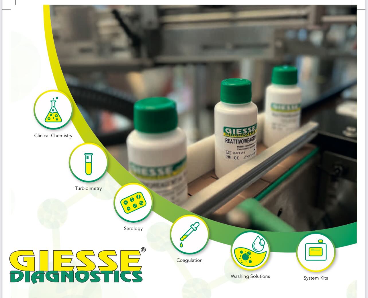Giesse Diagnostics srl
IVD reagents manufacturer since 1978
#ivd #ivdreagents #clinicalchemistry #clinicallaboratory