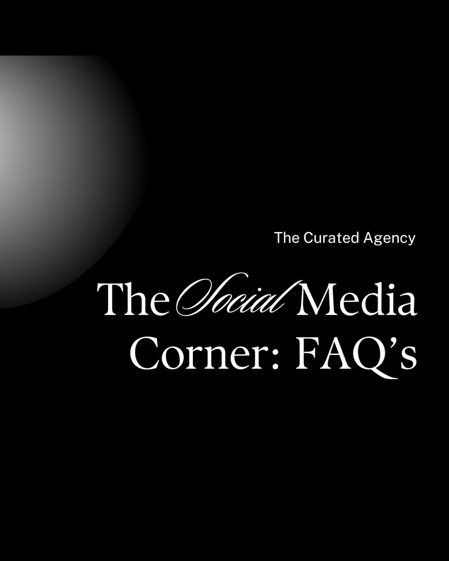 A few frequently asked questions!
📍Do you offer consultations: Yes we do and we offer 1:1 Strategy Calls that help take a deep dive into your brand to provide strategy and clarity.
📍Do we travel? Yes we do especially for content creation purposes whether local or out of state we can come to you capture what you need.
📍All of our packages can be fully customized based on your needs. Most of our services are an ongoing monthly basis for best results. Each package can be tailored to your needs!
📍 We work with all budgets. Simply tell us your needs and we will try our best to curate a package suited for you!
#marketingagencylife #socialmediamarketingagency #socialmediamarketer #dallasocialmedia #socialmediamanager