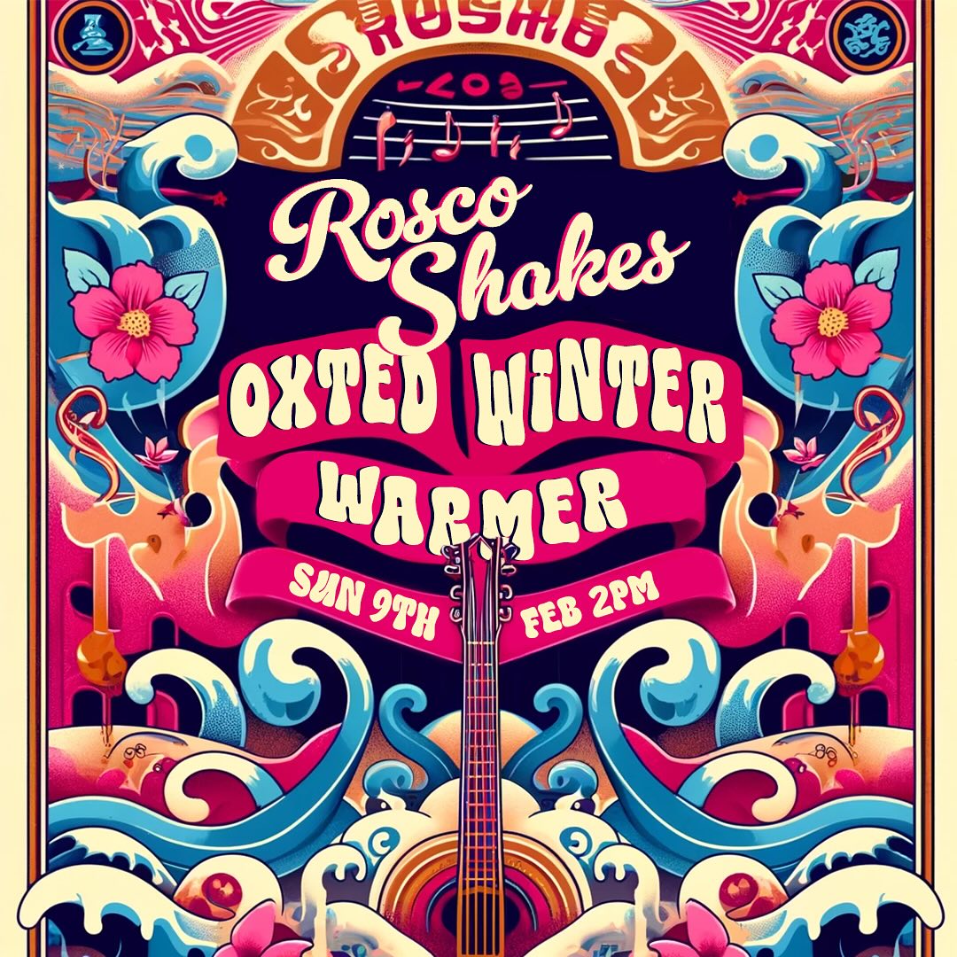 @oxtedsessions can’t wait to hit you up this Sunday for the Winter Warmer!
Come and shake off those winter Blues with a bit of…winter Blues!
Tickets here: https://wegottickets.com/event/638067
Don’t forget, you can be involved in the future of music with our KICKSTARTER!! We’re nearly there now, help us get over the line! Link in our bio.
Hearts and bubbles x