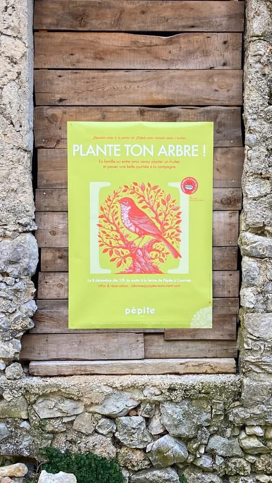 Un projet qui nous tient à cœur ❤️…
Retour en images sur l’événement « Plante ton arbre » organisé à la ferme de Pépite il y a quelques semaines…
Sous la direction d’Aurélia @paysages_en_transition et de Fabien le maraîcher, une journée pour remettre en marche le verger. 25 arbres plantés, 16 variétés anciennes, 70 participants.
Une matinée conclue par un festin préparé par le chef Kevin @kevin.lejade.
⚡️📷 @ease_designers
À bientôt pour la suite !
.
#pepiterestaurant #pepitelaferme #local #farm #sustainable #bio #verger #courmes #delafermealassiette #circuitcourt #mandelieu #portlanapoule @mandelieuville @pepite_restaurant @mandelieu_tourisme