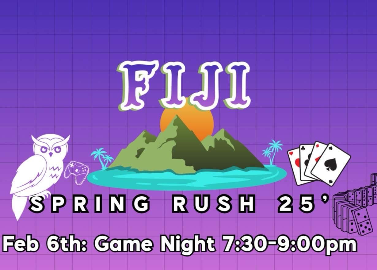 Join us for formal poker night! Wear a nice suit, and play poker with the brothers 🃏🃏