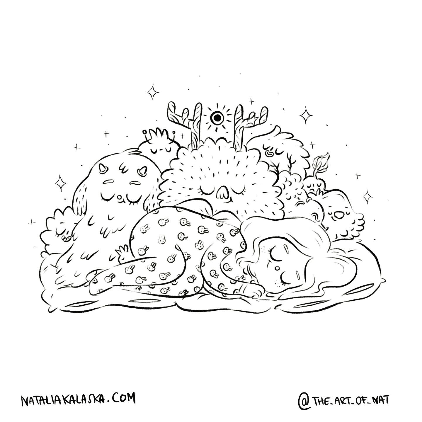 A fluffy nap with forest friends—does it get any better than that? 🌿✨ This piece was such a joy to create, and it’s all about cozy vibes. 💤 Which little creature is your favourite?
#CozyArt #DreamyDrawings #WholesomeArt #CharacterDesign #NatureVibes #IllustrationDaily #SketchbookArt #ArtProcess #FantasyArt #VisualDevelopment #ProcreateArt #SupportArtists #ComfortingArt #SoothingArt #InspoArt #RestOnInstagram #ArtLover #DrawingEveryDay #CreativeIllustration #EmpoweringArt