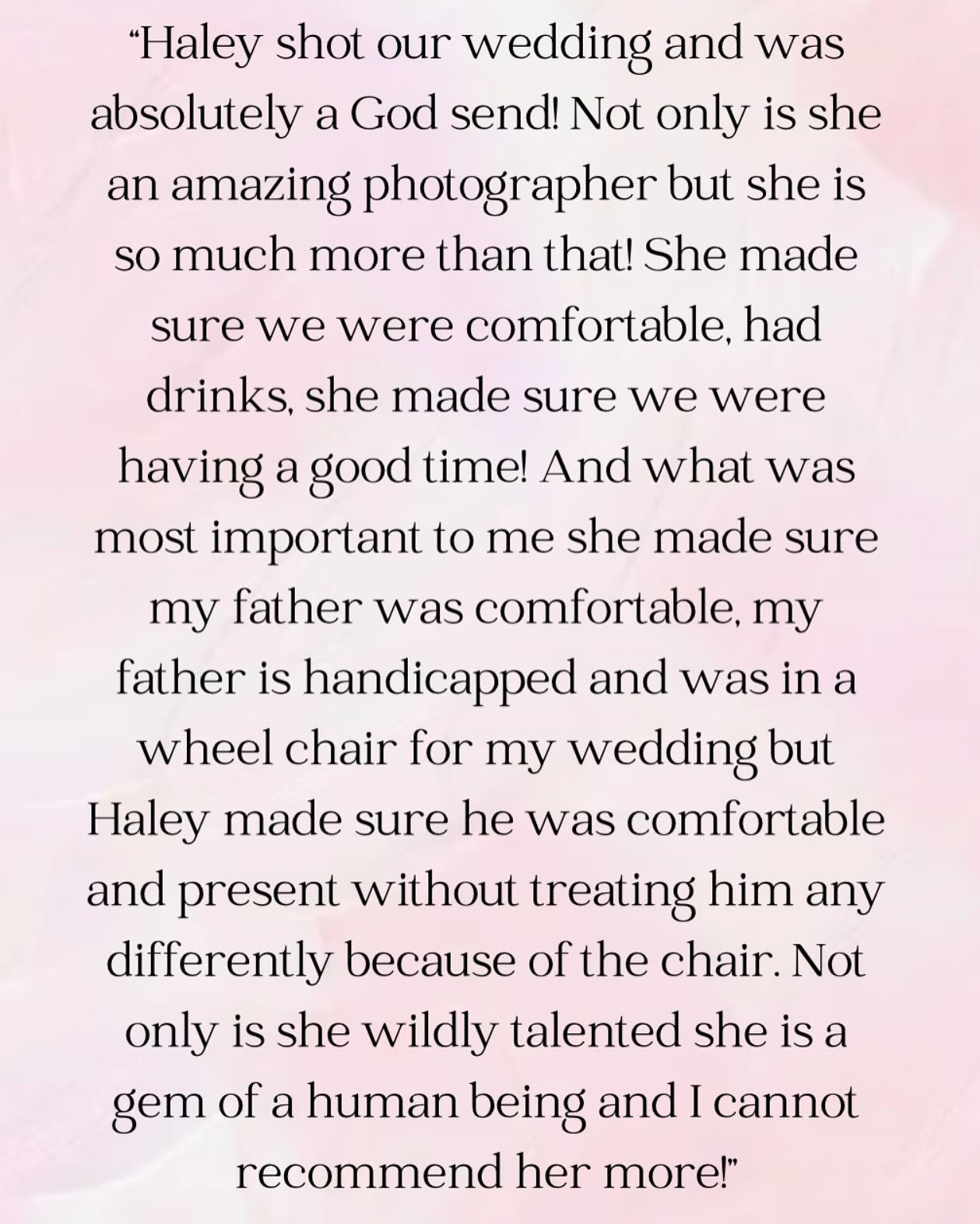 I have the absolute best clients. 🥰 Thank you for the kind words @maythebeautiful