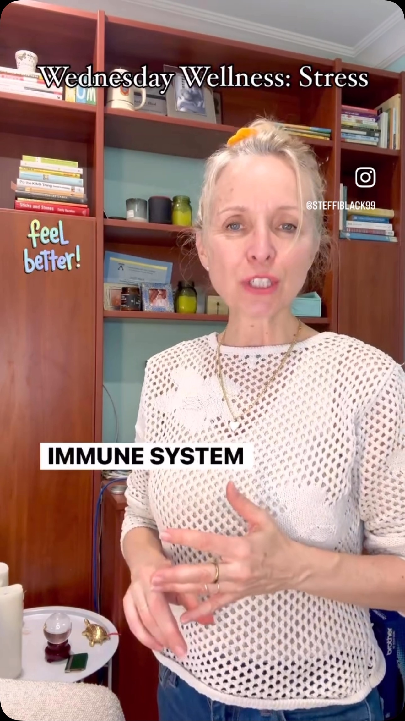 Let's take that BREAK in our day and give our EYES a rest too!
How to do this self care tip: Place your thumbs on your temples and gently but firmly massage in a circular way in one direction 36 times and then massage in the other direction 36 times.
If comfortable you can also chant the sound "Kerrrrrr."
How long?
One to 2 minutes is great. A few sets if you can.
How often: As needed. Always good to give your peeps a break.
Helps with the following:
- clarity of thinking
- headaches
- stress
- immune system stimulation
- sleep issues
We do these Chinese Medicine tips from the book Head to Tor Healing in our weekly ONLINE Movement Medicine Sessions.
Join in. No experience required.
#chinesemedicine #wednesdaywellness #qigonghealing #selfaccupressure #accupressurepoints #computerbreaks #stressmanagement #wellnesstips