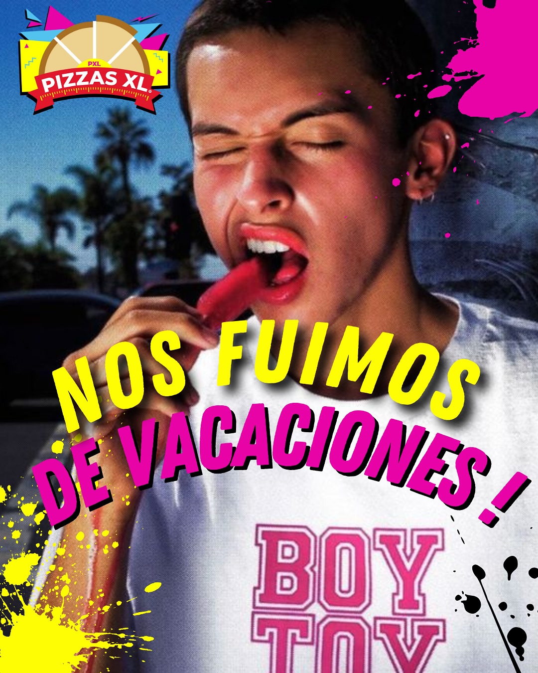 Muchas gracias por su preferencia toda esta temporada 2024, a todxs nuestrxs amigxs XL !!!
Este año se vienen muchas cositas !!!
Ya estamos renovándonos para ustedes ,
los esperamos nuevamente en marzo a nuestros fieles amigos , visitantes y nuevos amigos ☺️☺️☺️🍕🙌🏻