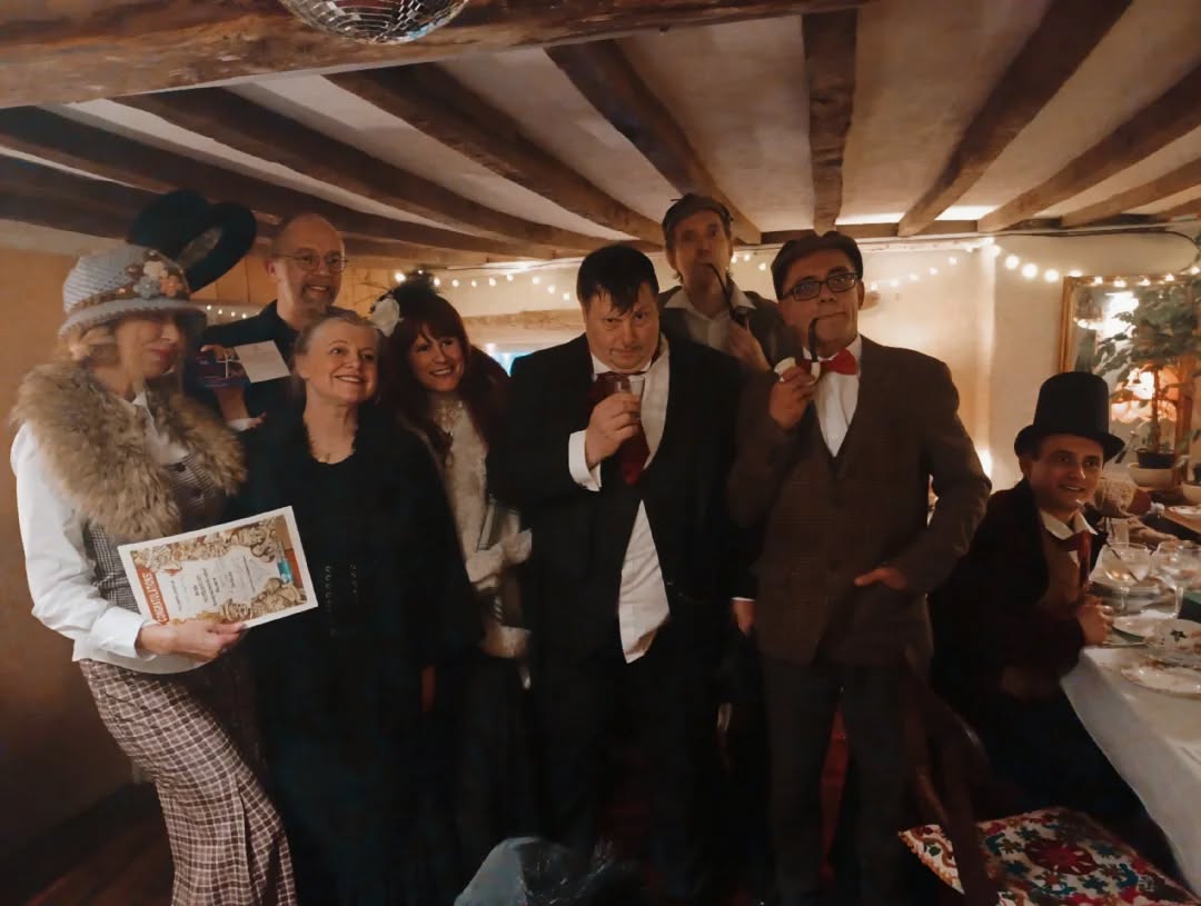 Thank you everyone who joined us at the beautiful @shamblescafenorfolk in North Walsham this afternoon to help #SherlockHolmes solve a murder most horrid! Thank you also to everyone who dressed up - there were a lot of Holmes's in the room! Congratulations to the winning team, No Sh*t Sherlock, for successfully solving the crime!
If you would like to join us for our next one visit our Events Page (link in bio). Do note, the Afternoon Tea Murders sell out fast so don't delay booking!