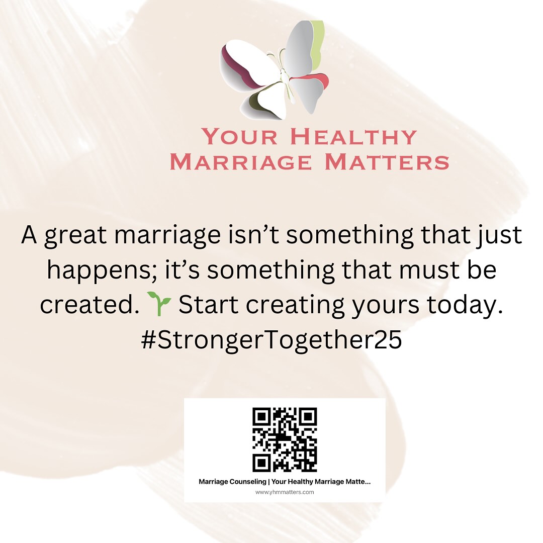 Create your great marriage today!! Contact YHMM for a session.