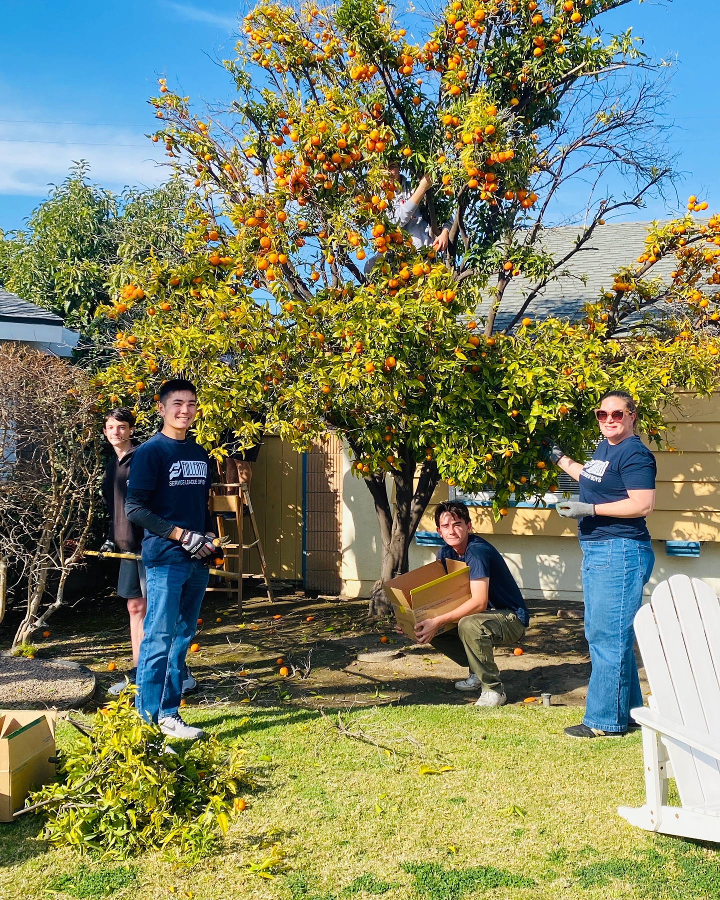 Another great weekend of picking California citrus for our partners @pathwaysofhope 🍊🍊