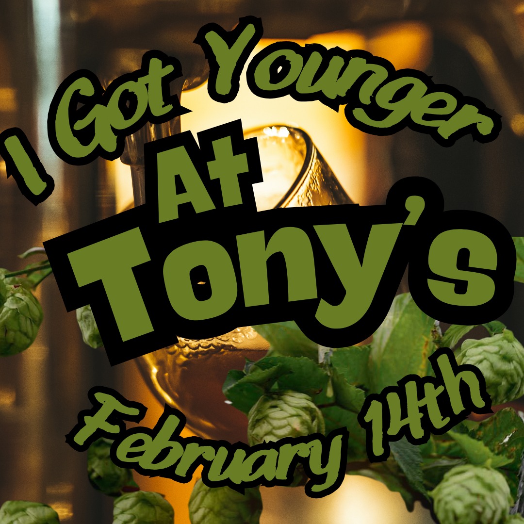 🍻 Pliny the Younger Day at Tony’s! 🍻
Once a year, we honor all things @russianriverbrewingofficial , and that glorious day is almost here! Friday, February 14th, join us for the highly yearly release of Pliny the Younger, the most legendary of Triple IPAs.
How it works:
💥 Token distribution starts at 10:30 AM on Friday the 14th.
🍺 One token per guest (valid ID required), redeemable for a 12oz pour from 11am–7 PM.
🚫 No seconds, no grabbing one for your buddy—everyone must be present!
We’re also dropping this year's exclusive YOU GOT YOUNGER AT TONY'S commemorative glass! As always, we’ll have an epic lineup of other killer Russian River beers.
Ditch your Valentine or bring ‘em along—just don’t miss out! 🍻🔥
#PlinyTheYounger #YouGotYoungerAtTonys #TripleIPASeason #RussianRiverBrewing