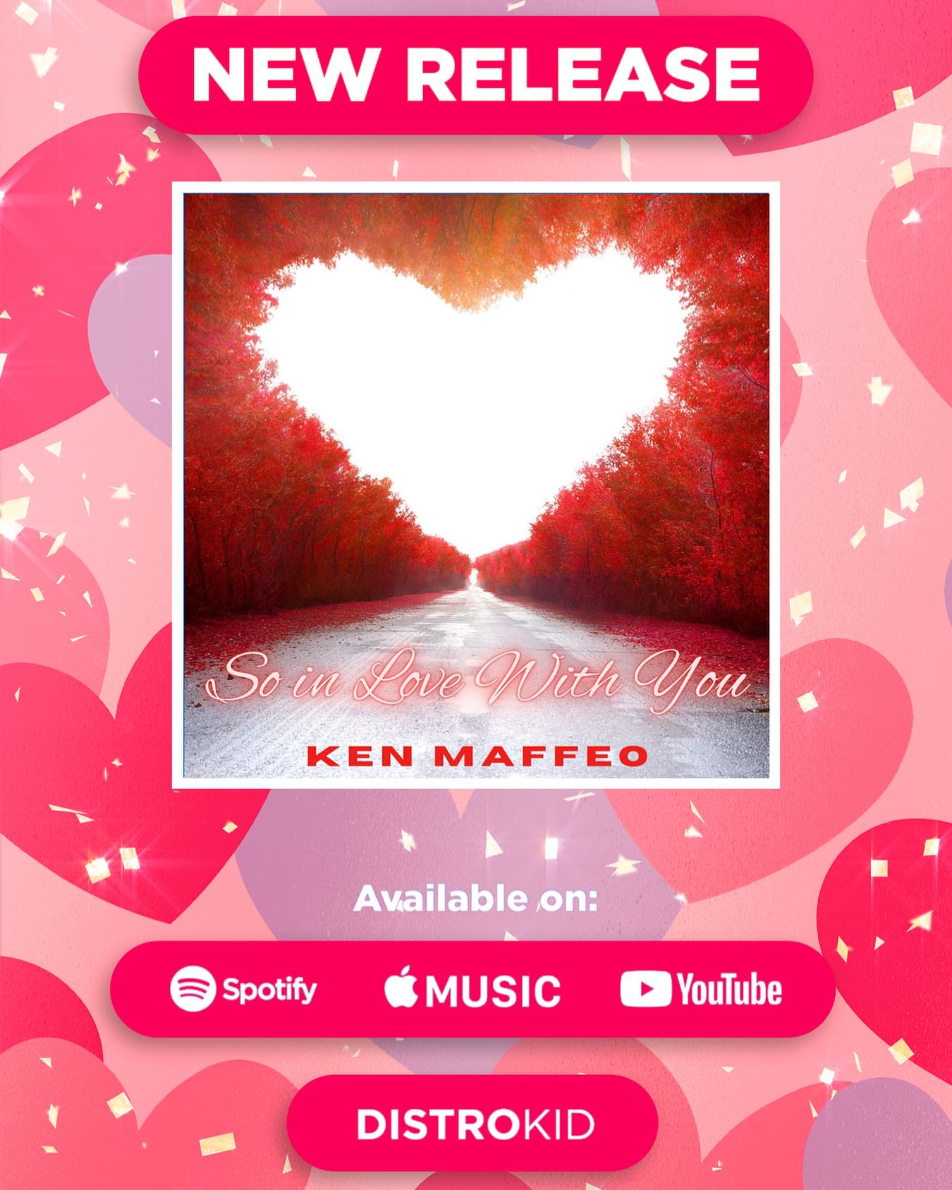 Just in time for Valentine’s Day. A Love song will drop on 2/11. Please share it with the one you love ❤️ Its makes a cool audible Valentines card as well!!