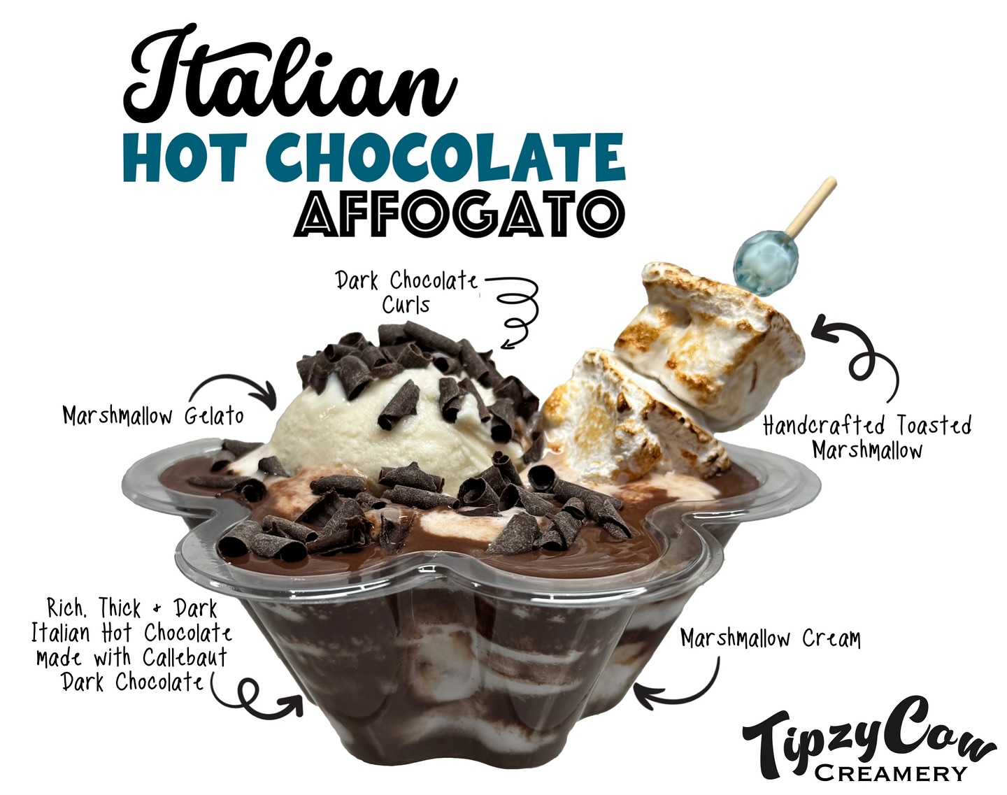 Come try and vote for our YYC Hot Chocolate Fest entry! Italian hot chocolate affogato made with Callebaut dark chocolate, marshmallow gelato and a freshly roasted homemade marshmallow! You won’t be disappointed! #yychotchocolatefest2025 #icecream #freshandlocalmarketandkitchens #yycicecream