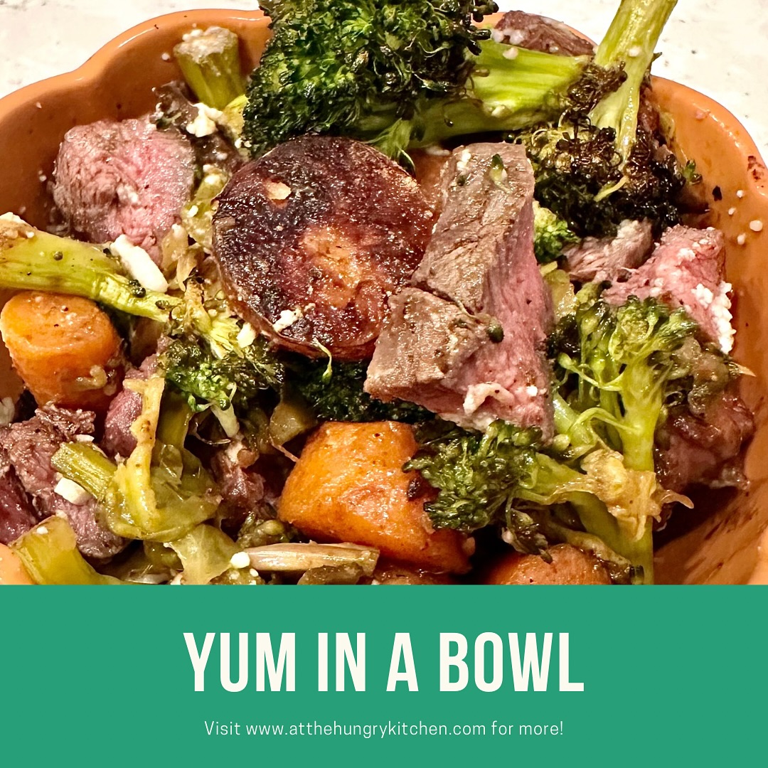 Savor the flavors of tender beef, roasted broccoli, and caramelized carrots in this hearty and nutritious bowl. Perfectly seasoned and cooked to perfection, this dish is a delightful blend of textures and tastes that will leave you craving more.
#HealthyEats #DeliciousDishes #FoodieFavorites #YumInABowl #HungryKitchen #GourmetBowl #HeartyMeal #yummy #delicious #tasty #atthehungrykitchen