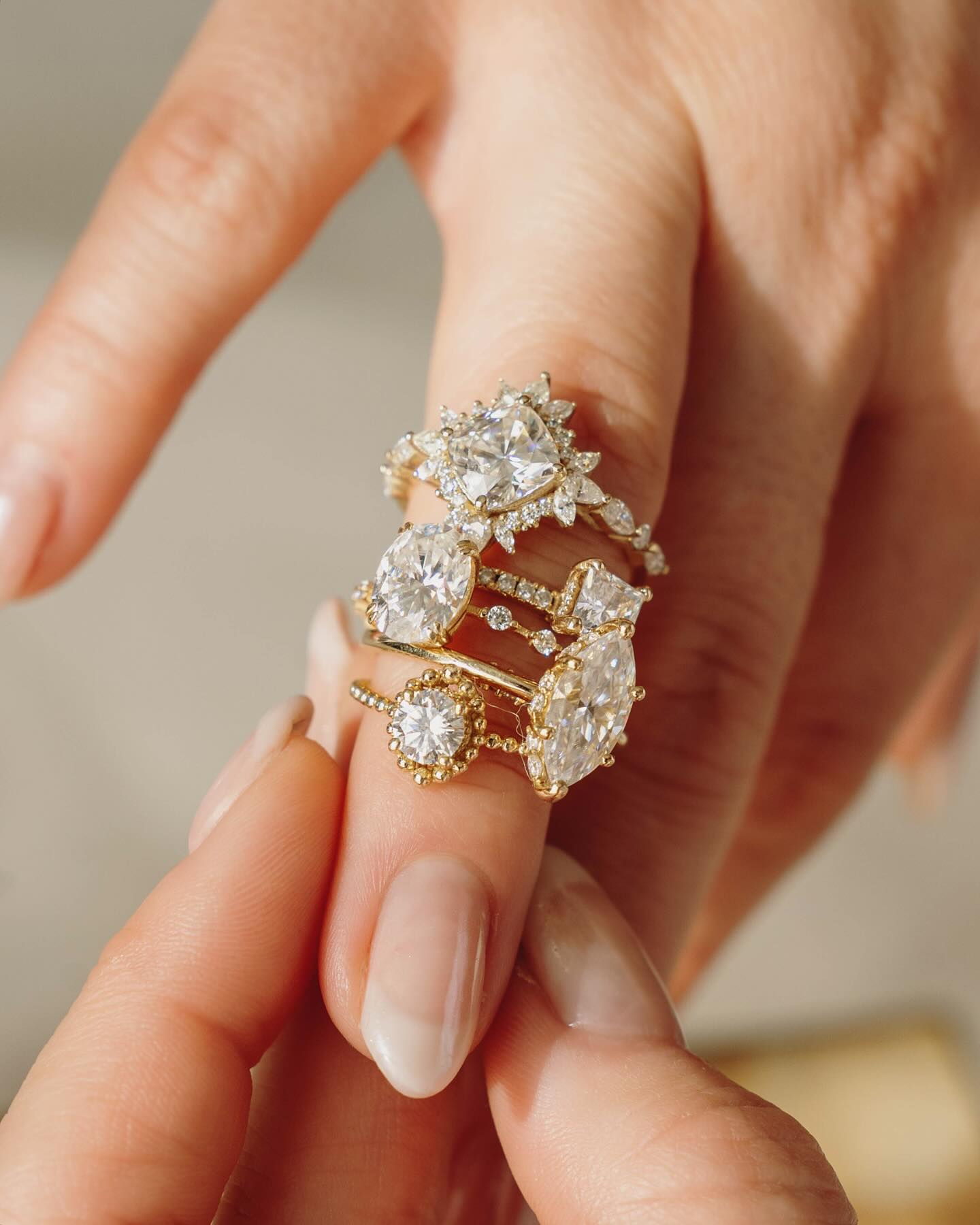 So many sparkles, so little time 💭💍✨
Which one is your fav??
#customjewelry #jewelrydesigner #engagementring #customengagementring #jewelrydesign #shoplocal #smallbusiness #bespokejewelry