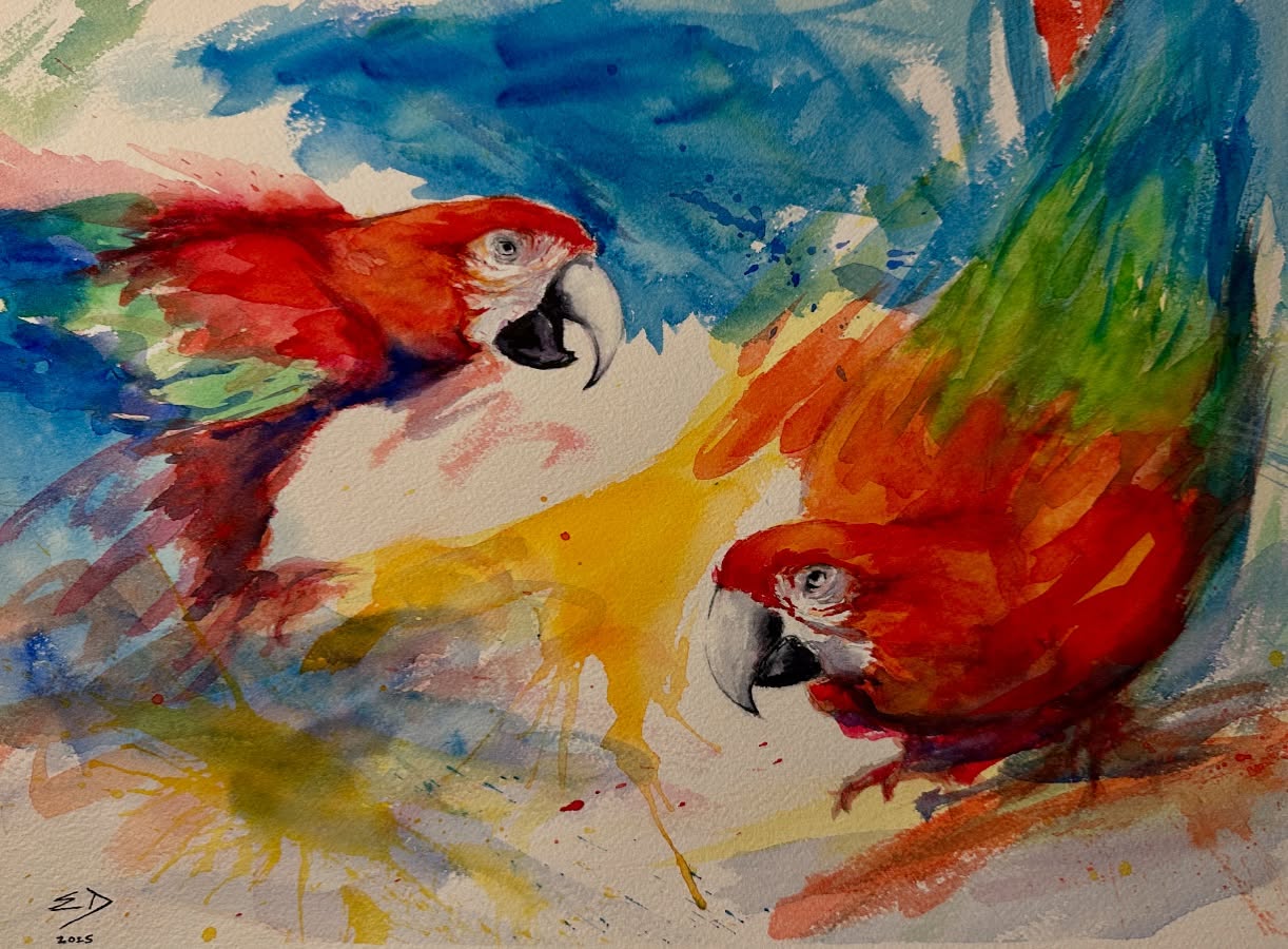 Let it flow... #watercolorart