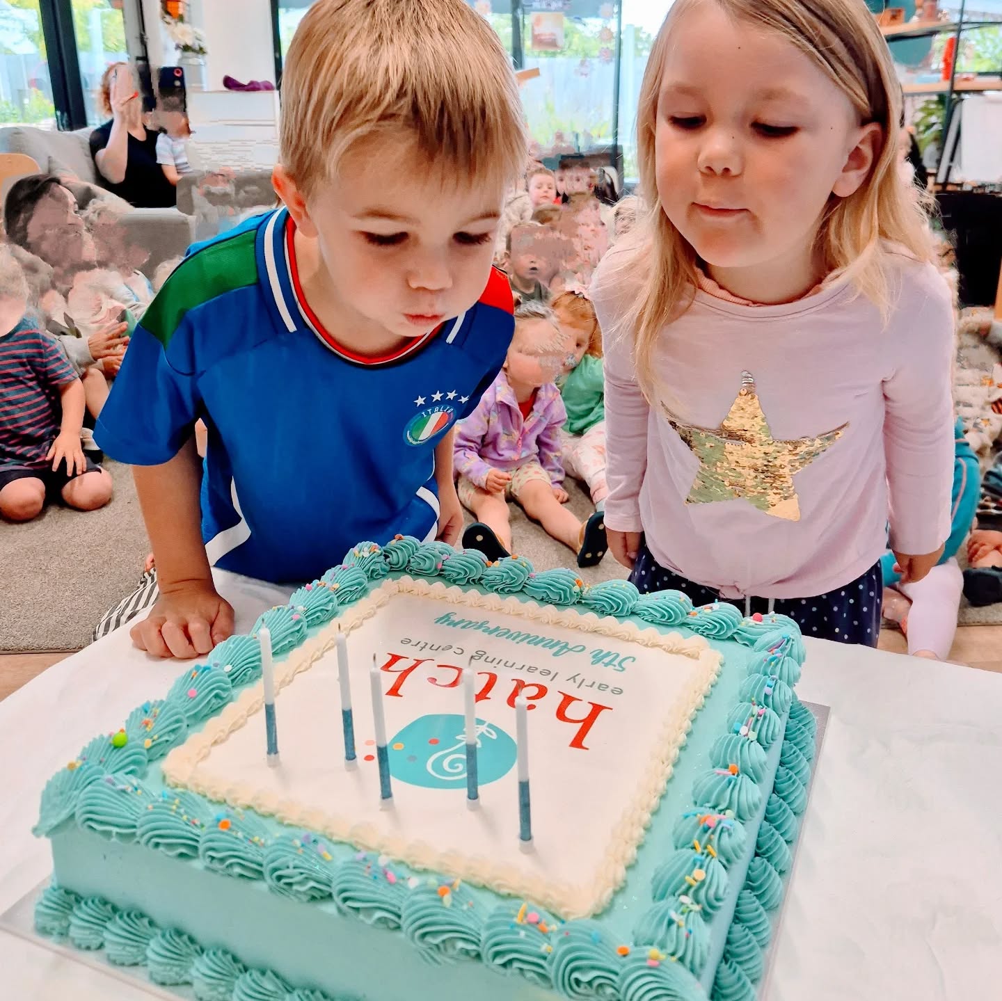 "Happy 5th Anniversary to our wonderful preschool community! We are incredibly grateful to our dedicated teachers for their passion and care, and to the families for their unwavering support. Together, we’ve created a nurturing environment where children thrive and grow. Here's to many more years of learning and togetherness!"