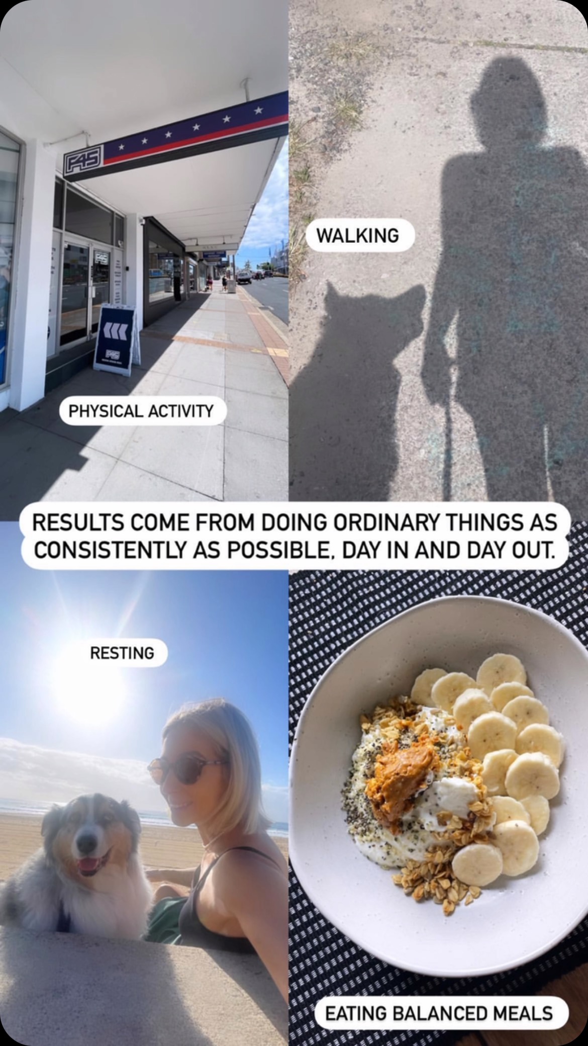 Consistency is about showing up, no matter the circumstances, and focusing on small, repeated actions 🏃♀️🥗 😴 ⛹🏻♀️
These small habits gradually reshape your health and mindset, leading to lasting, meaningful results 🤜🏻