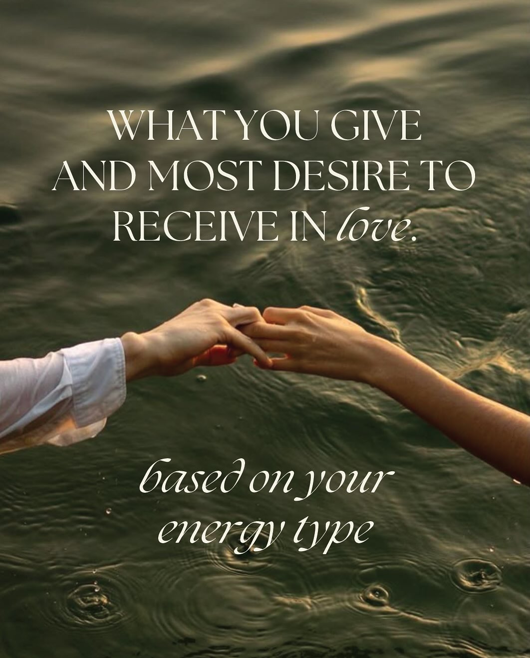 Human Design shows us that we all love differently—each Energy Type has unique strengths they bring to relationships and deep needs they desire in return. Understanding this can help us create more aligned, fulfilling connections ❤️
It’s a little bit like your own love language through the Human Design lens!
Swipe to find out what YOU give and need in luuurve 🌹✨💞
If you don’t already know the Energy Type of your or your loved one, you can get your free charts via the link in my bio.
And if you want to take your love life to the next level… don’t forget to enter my Valentine’s Day Giveaway! 💌 Details in my pinned post.
.
.
.
#humandesign #humandesignsystem #humandesignprojector #humandesigngenerator #humandesignmanifestor #humandesignmanifestinggenerator #humandesignreflector #humandesignchart #humandesigncoach #humandesignreading #humandesignguide #humandesignreader #humandesignreader #love #romance #relationships #relationship #valentinesday