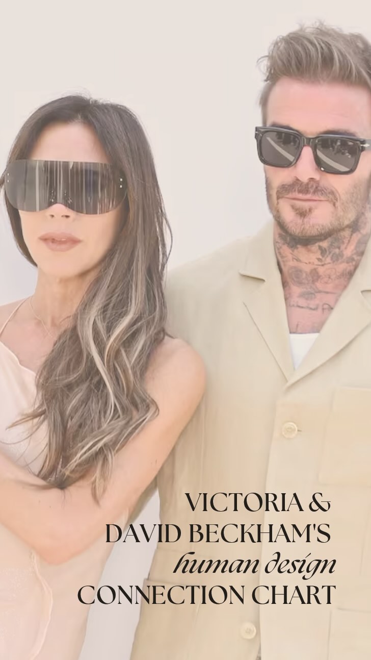Human Design isn’t just about understanding yourself—it’s a powerful tool for understanding the people you love. It helps us see our relationships, our connections, and how we best support each other 💛
Looking at Victoria & David Beckham’s Human Design charts, it’s no surprise they seem so comfortable and joyful together. From both being Manifesting Generators to sharing Emotional Authority, their energetic dynamic just makes sense.
But the part that sounds surprising at first? Their 7-2 Work to Do connection. While it might seem like a red flag, it’s actually a strength when they create space for independence while also making their quality time together even more intentional 💫
We can be compatible with anyone else’s Human Design chart — it’s simple about understanding what we have in common, where we’re different, and how to honour both. It’s not about changing someone—it’s about understanding how we naturally work together.
Drop a 💛 in the comments if you love using Human Design to understand relationships better! 🙋🏽♀️
And if you want to look up a loved one’s Human Design chart, head to the link in bio or visit www.lovemydesign.com.
.
.
.
#humandesign #humandesignsystem #humandesignreading #humandesignreader #humandesigncoach #humandesigncoaching #humandesignguide #humandesignchart #humandesignexperiment #love #romance #compatibility #humandesignconnectionchart #connection #relationships #improveyourrelationships