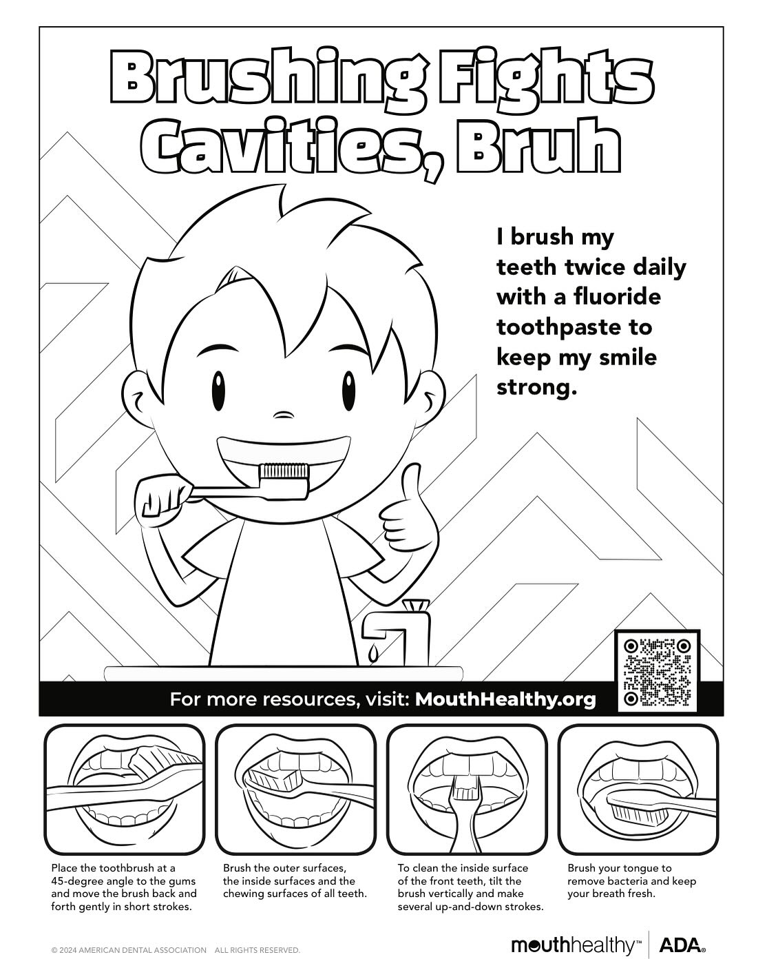 It's Children’s Dental Health Month! We're celebrating with a fun coloring contest for kids! Encourage your little ones to get creative, then share their artwork with us for a chance to win exciting dental prizes, like a kids' electric toothbrush and toothpaste. #childrensdentalhealthmonth