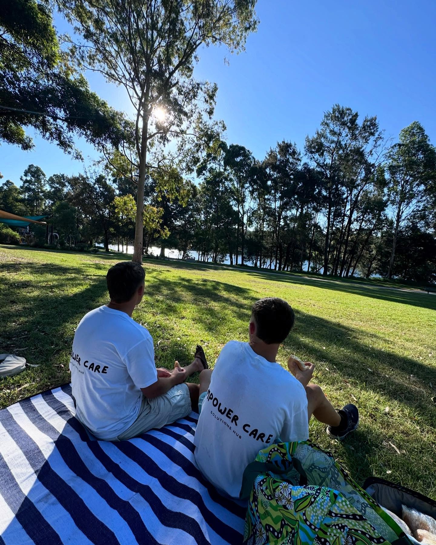 Teens night = total blast! Kicked a few balls (Maybe lost two to the trees), enjoyed a picnic dinner, then hit up Aqua Golf. Meanwhile, Coop and Ash were out here showing off their bowling skills! 🎳